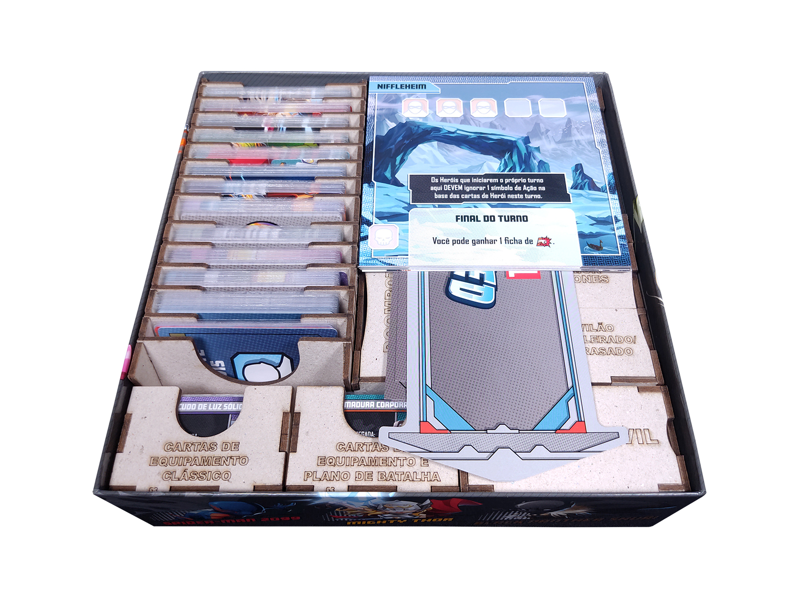 Organizador (SOFT INSERT PARANÁ) para Marvel United Multiverse
