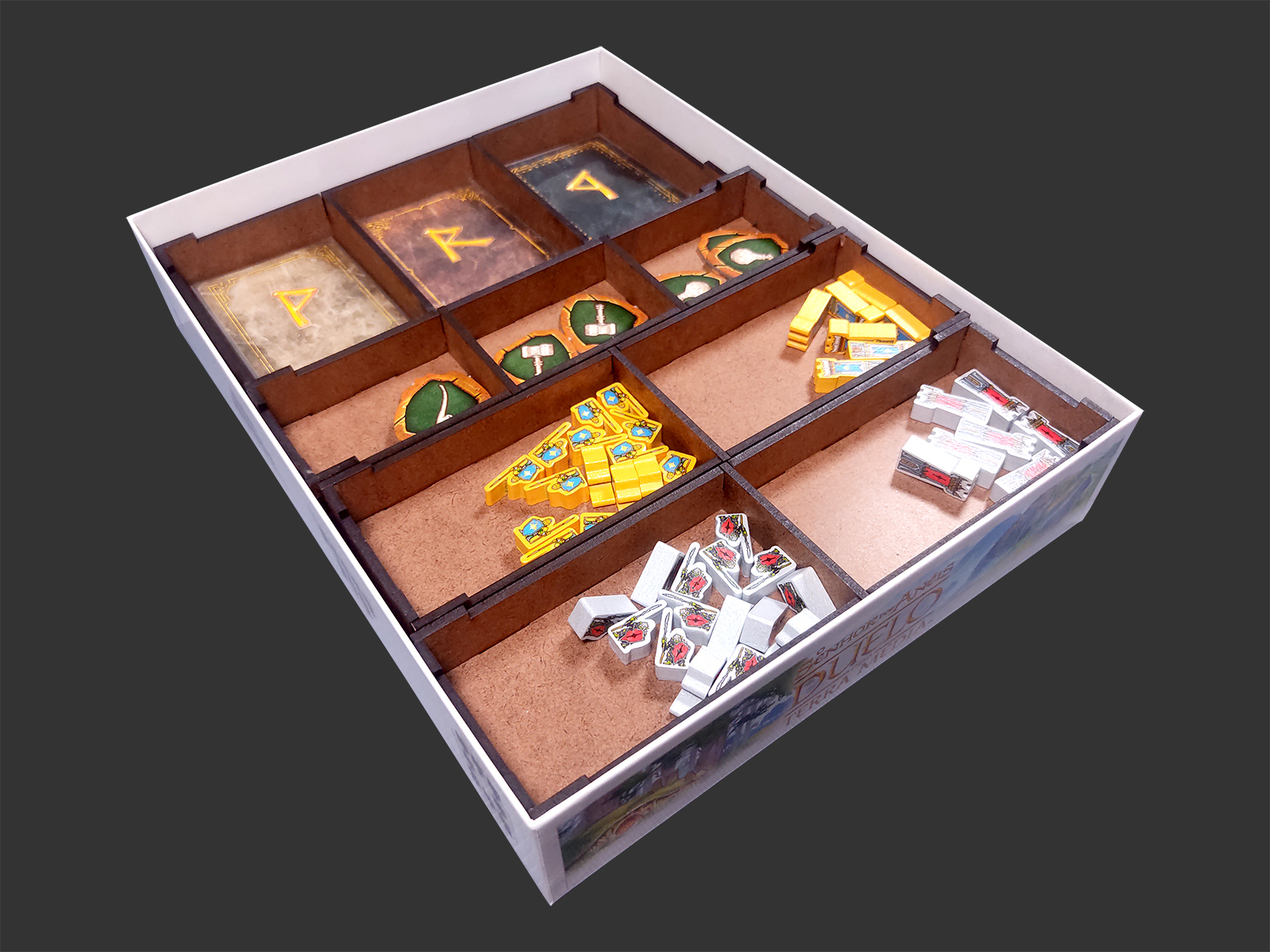 Organizador (INSERT MDF) para O Senhor dos Anéis: Duelo pela Terra