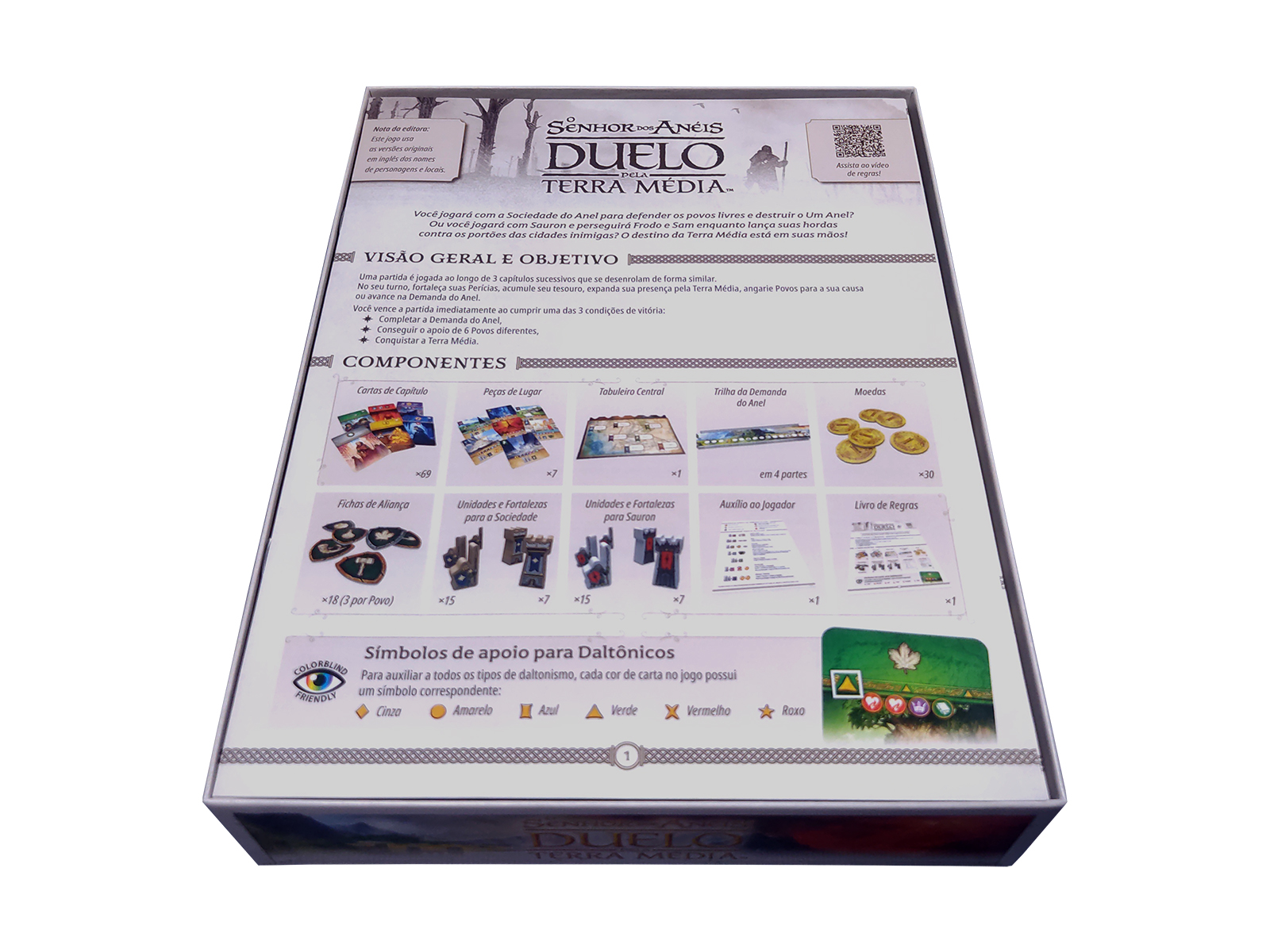 Organizador (SOFT INSERT PARANÁ) para O Senhor dos Anéis: Duelo