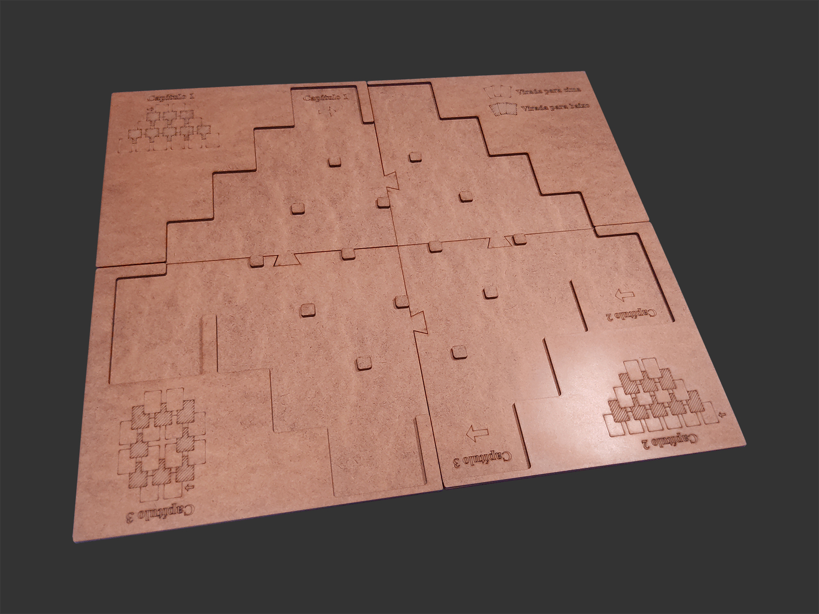 Playmat em MDF para O Senhor dos Anéis: Duelo pela Terra Média