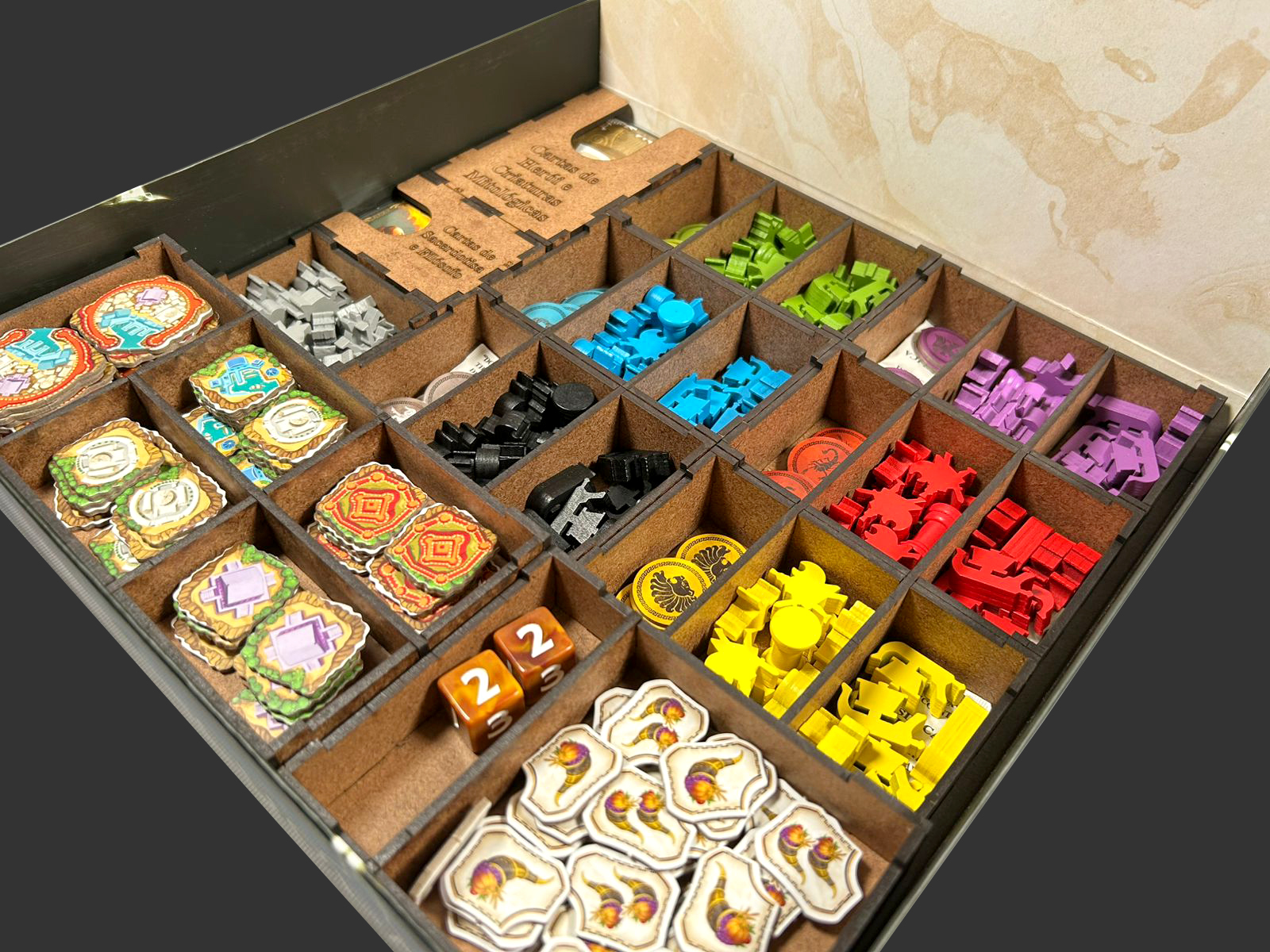 Organizador (INSERT MDF) para Cyclades: Legendary Edition