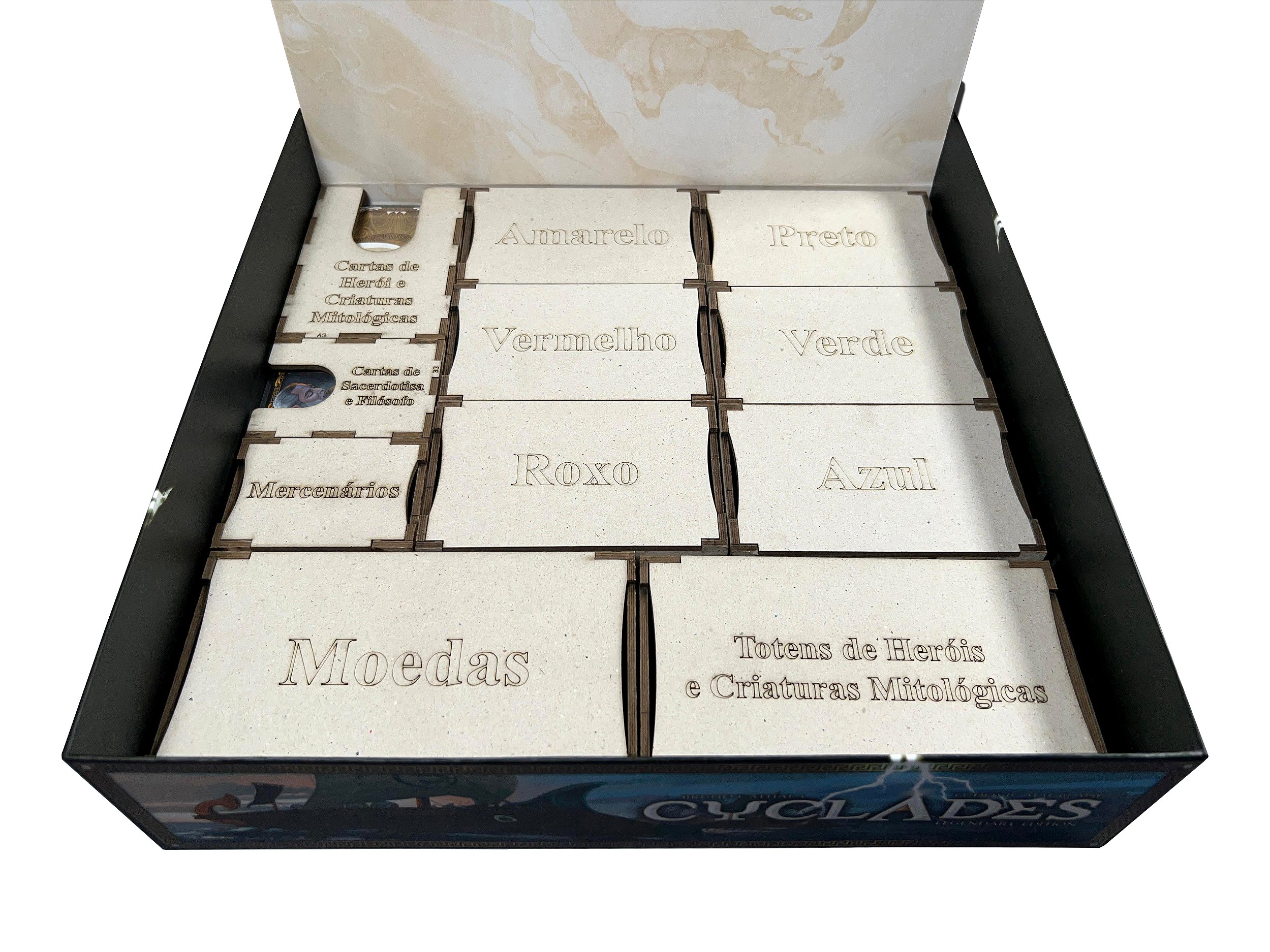 Organizador (SOFT INSERT PARANÁ) para Cyclades: Legendary Edition
