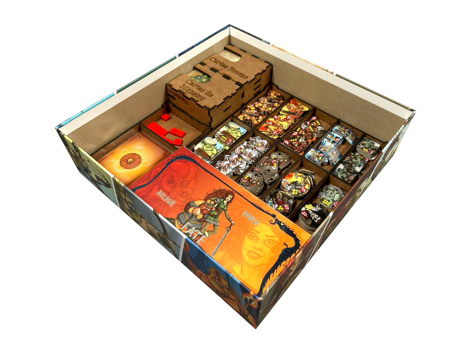 Organizador (INSERT MDF) para Fate: Defensores de Grimheim