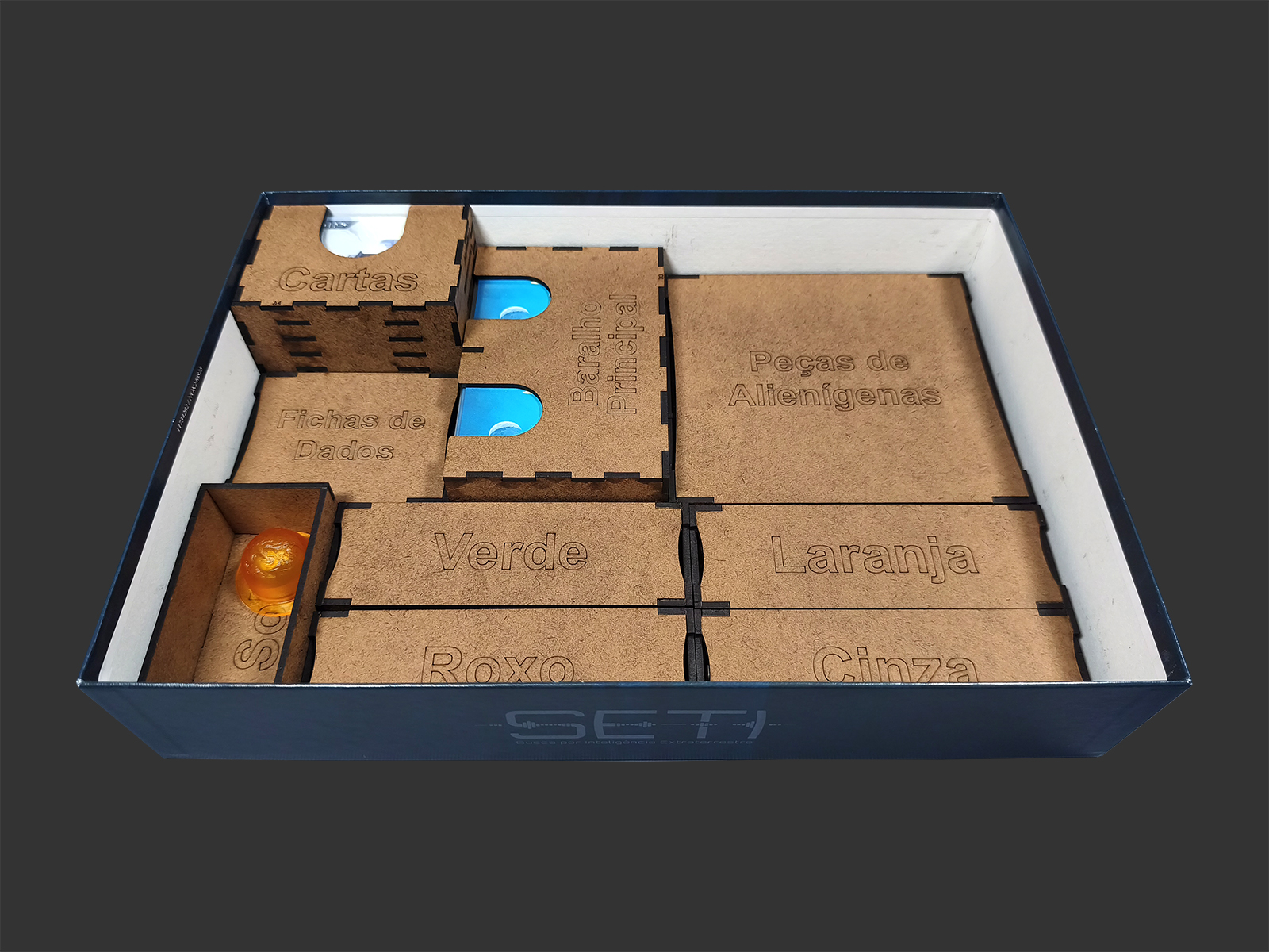 Organizador (INSERT MDF) para SETI: Busca por Inteligência