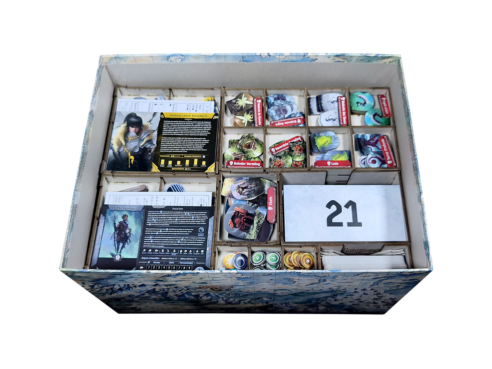 Organizador (SOFT INSERT PARANÁ) para Frosthaven (Modelo 1