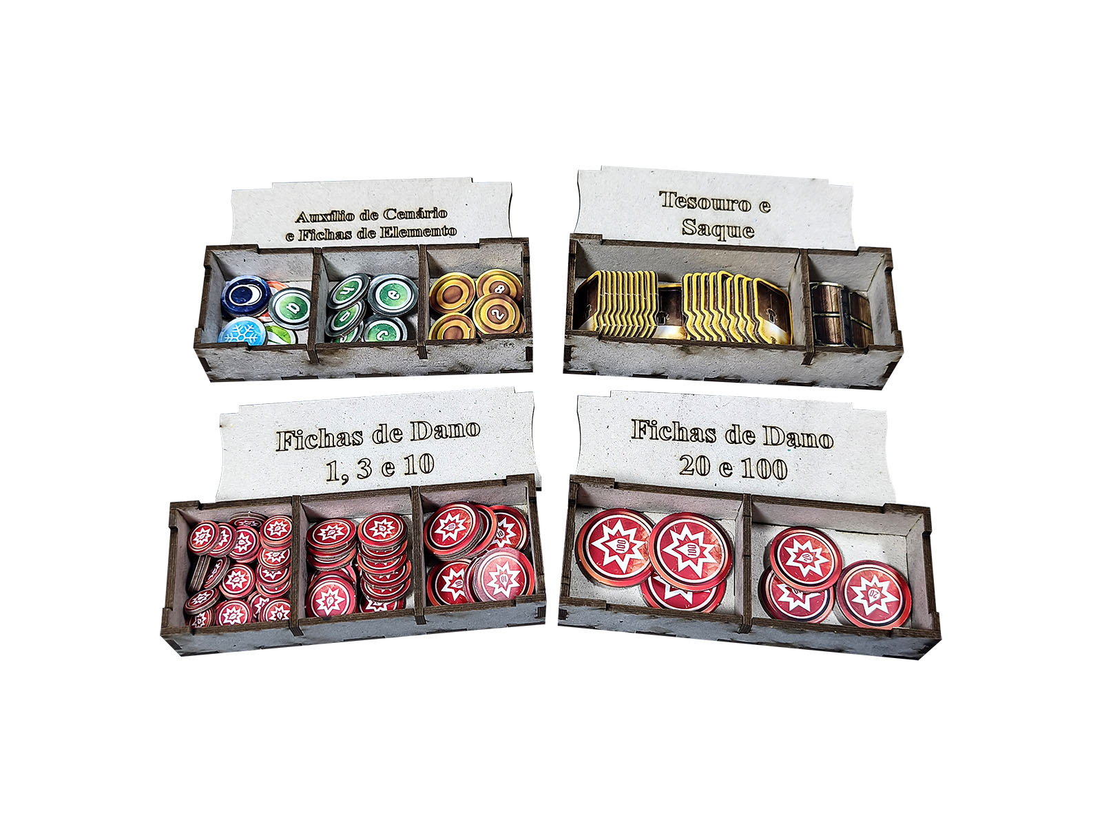 Organizador (SOFT INSERT PARANÁ) para Frosthaven (Modelo 1