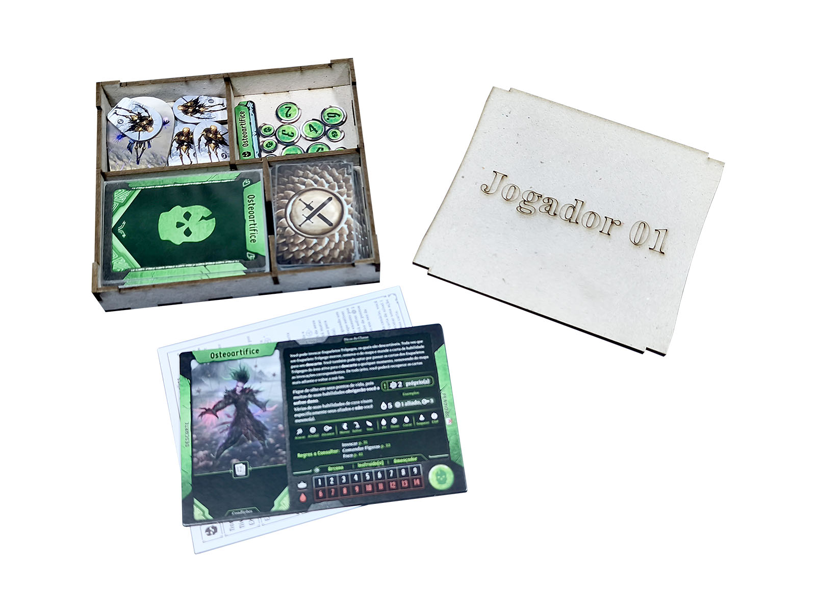 Organizador (SOFT INSERT PARANÁ) para Frosthaven (Modelo 1