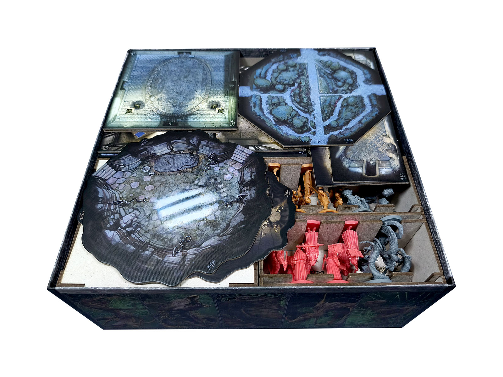【MIRE LORE】【MARROW LEECH】【デスコア】 Organizador (SOFT INSERT PARANÁ) para Cthulhu: Death May Die