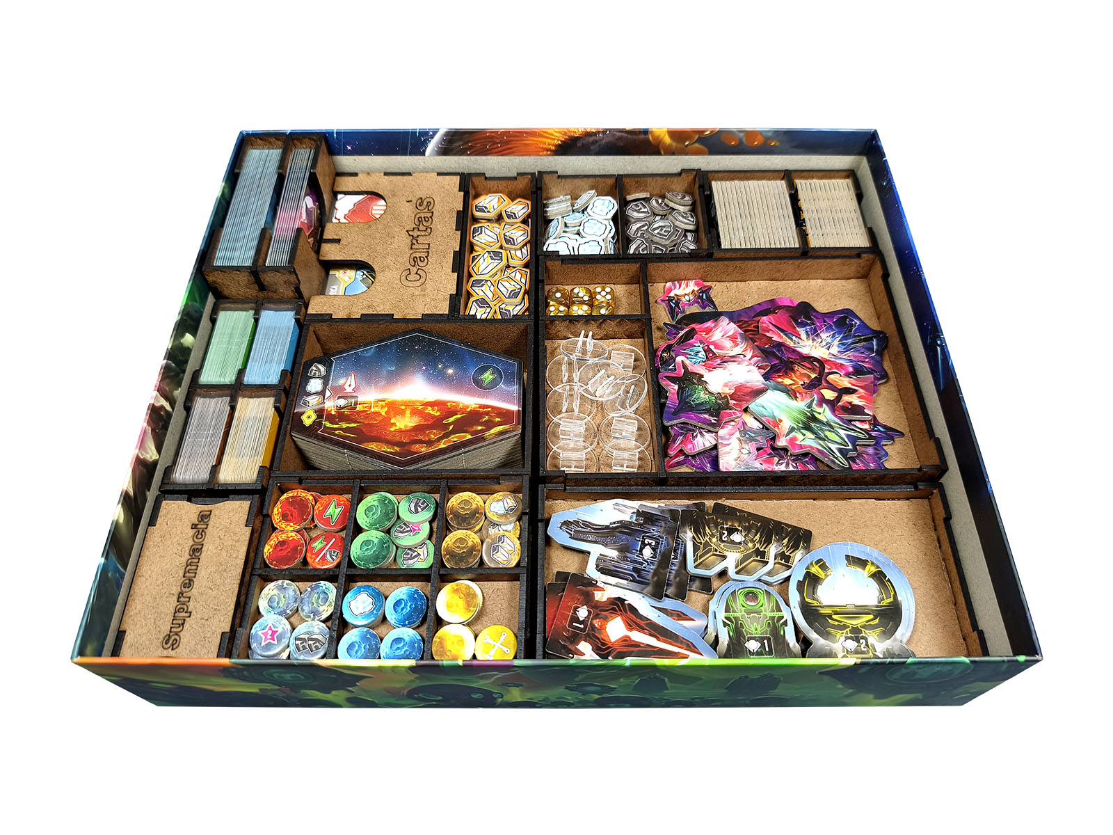 ANDROGYNOS パンフレット2冊セット Organizador (INSERT MDF) para Andromeda's Edge - Bucaneiros Jogos