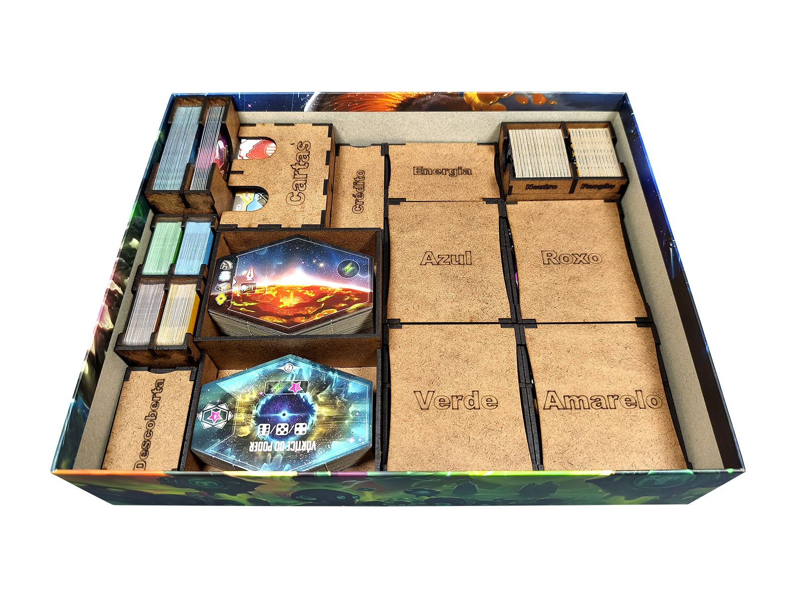 Organizador (INSERT MDF) para Andromeda's Edge - Bucaneiros Jogos