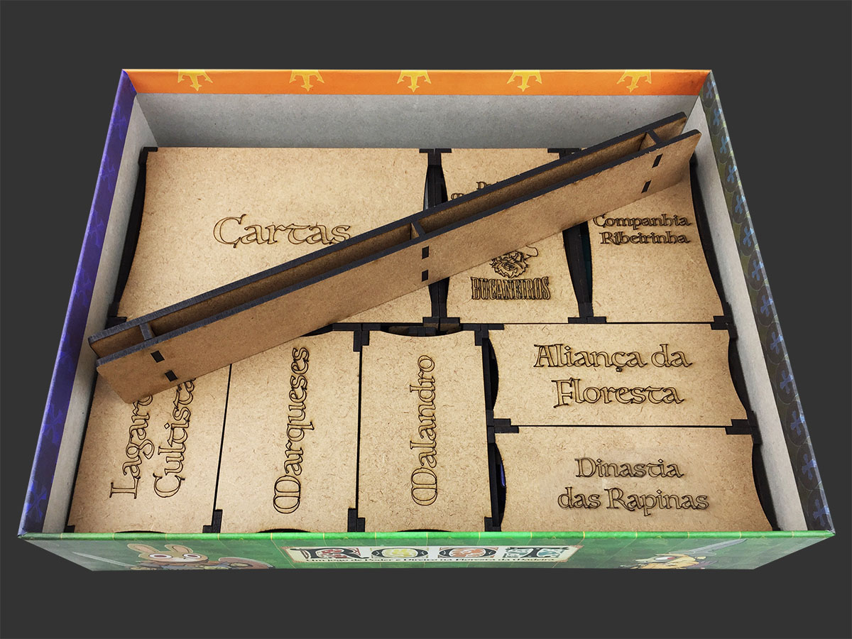 Organizador (INSERT MDF) para Root - Bucaneiros Jogos - Board