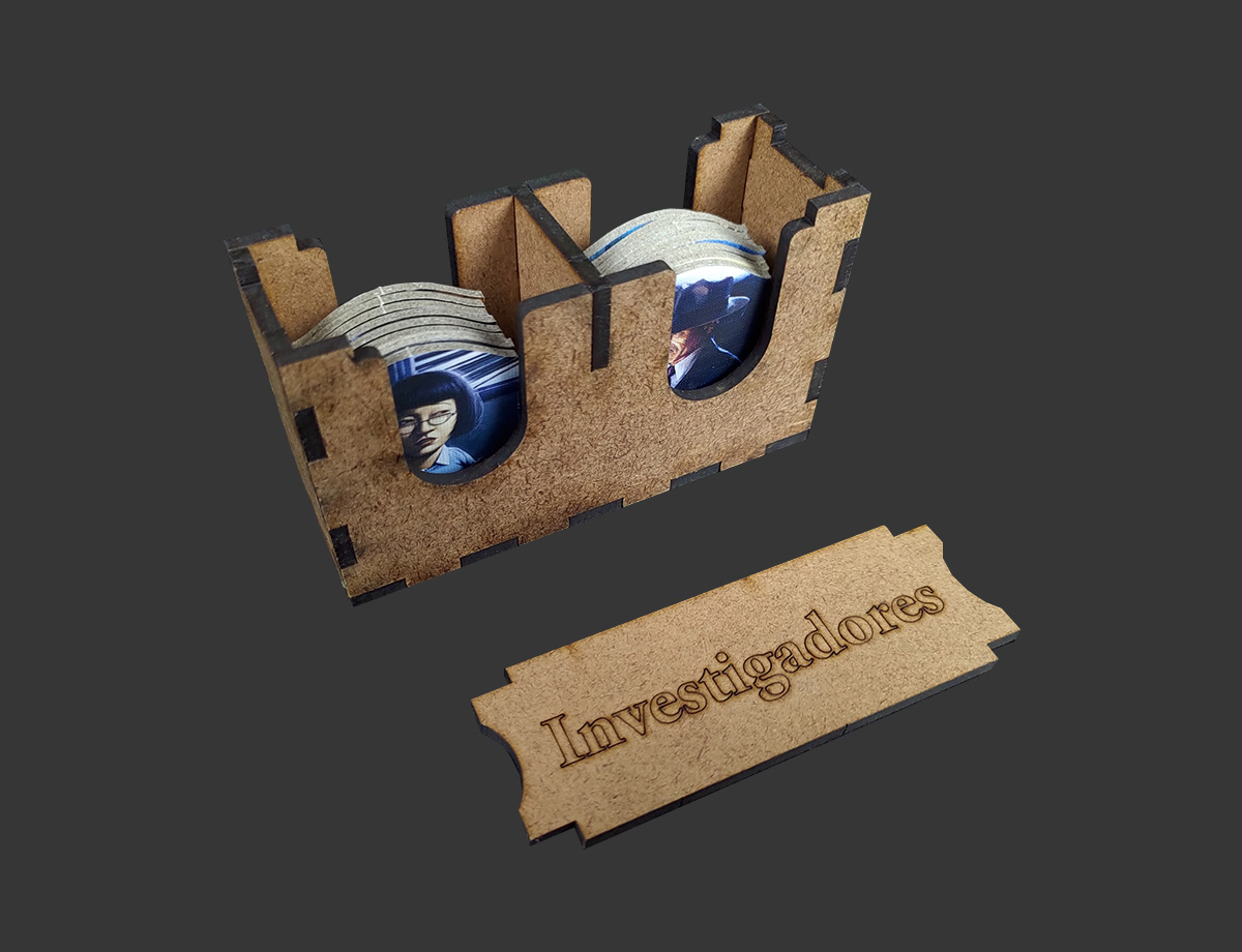 Organizador (INSERT MDF) para Arkham Horror (Modelo 2) - Bucaneiros Jogos -  Board Games (Jogos de Tabuleiro), Card Games e Acessrios