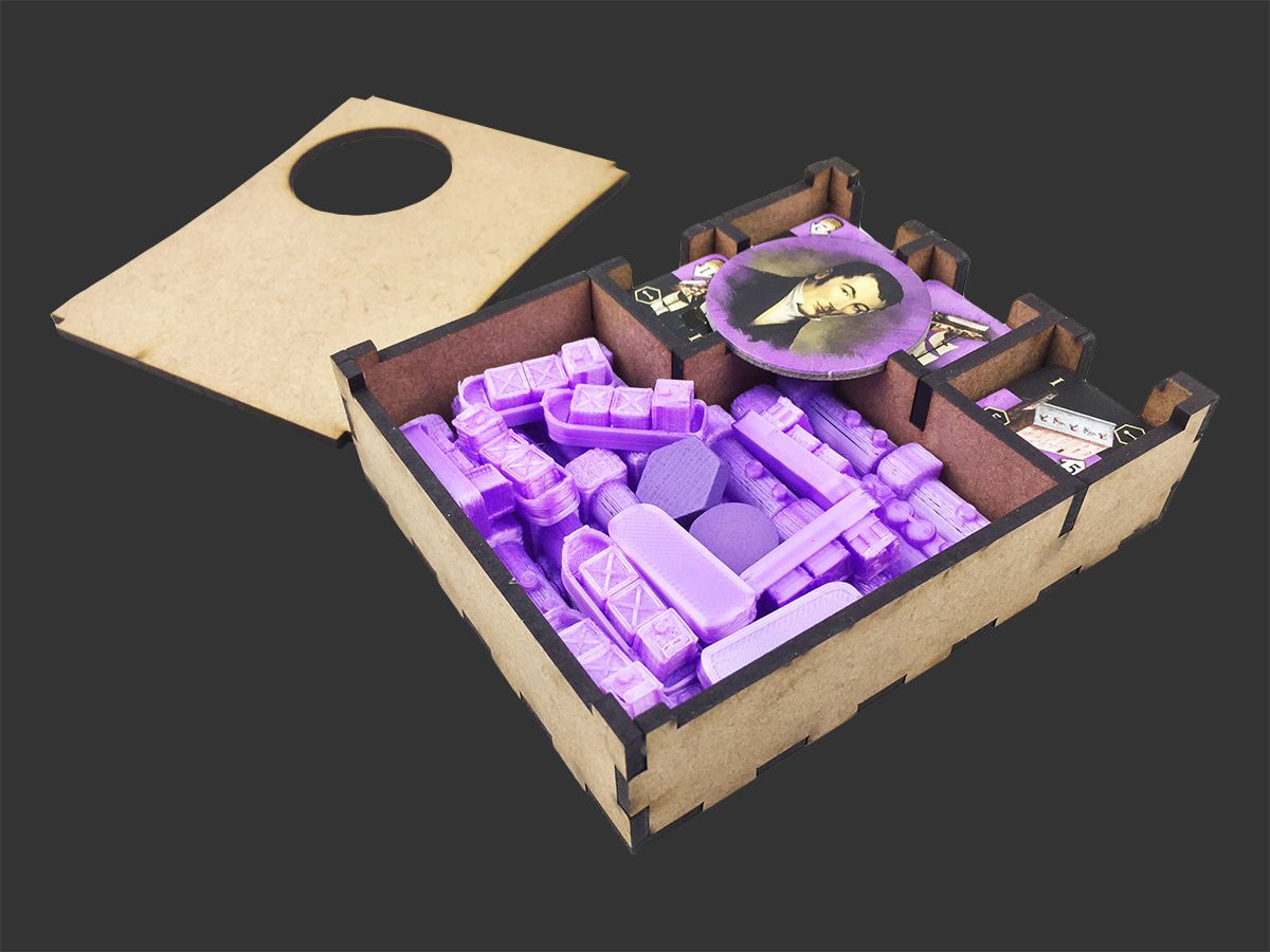 Organizador (INSERT MDF) para Brass: Lancashire - Bucaneiros Jogos