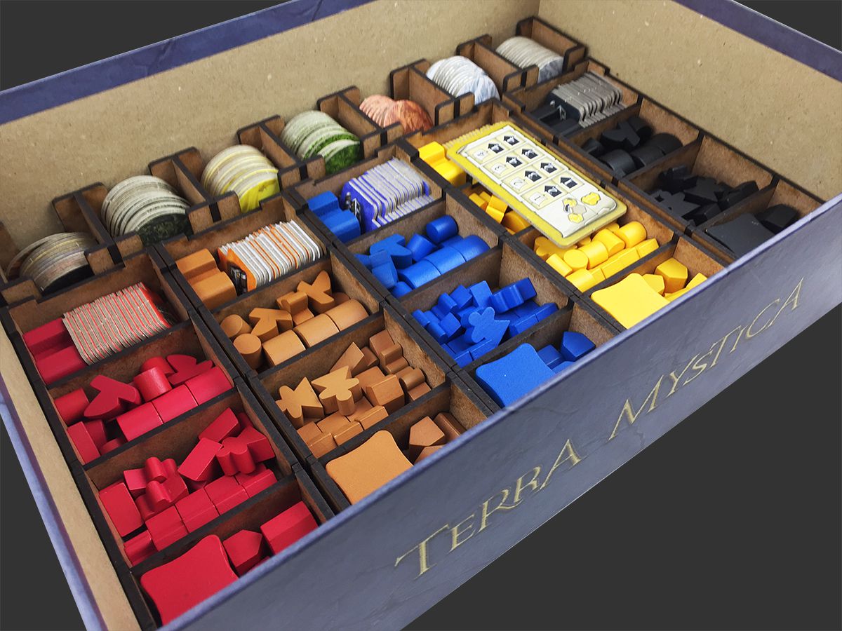 Organizador (INSERT MDF) para Terra Mystica - Modelo 2