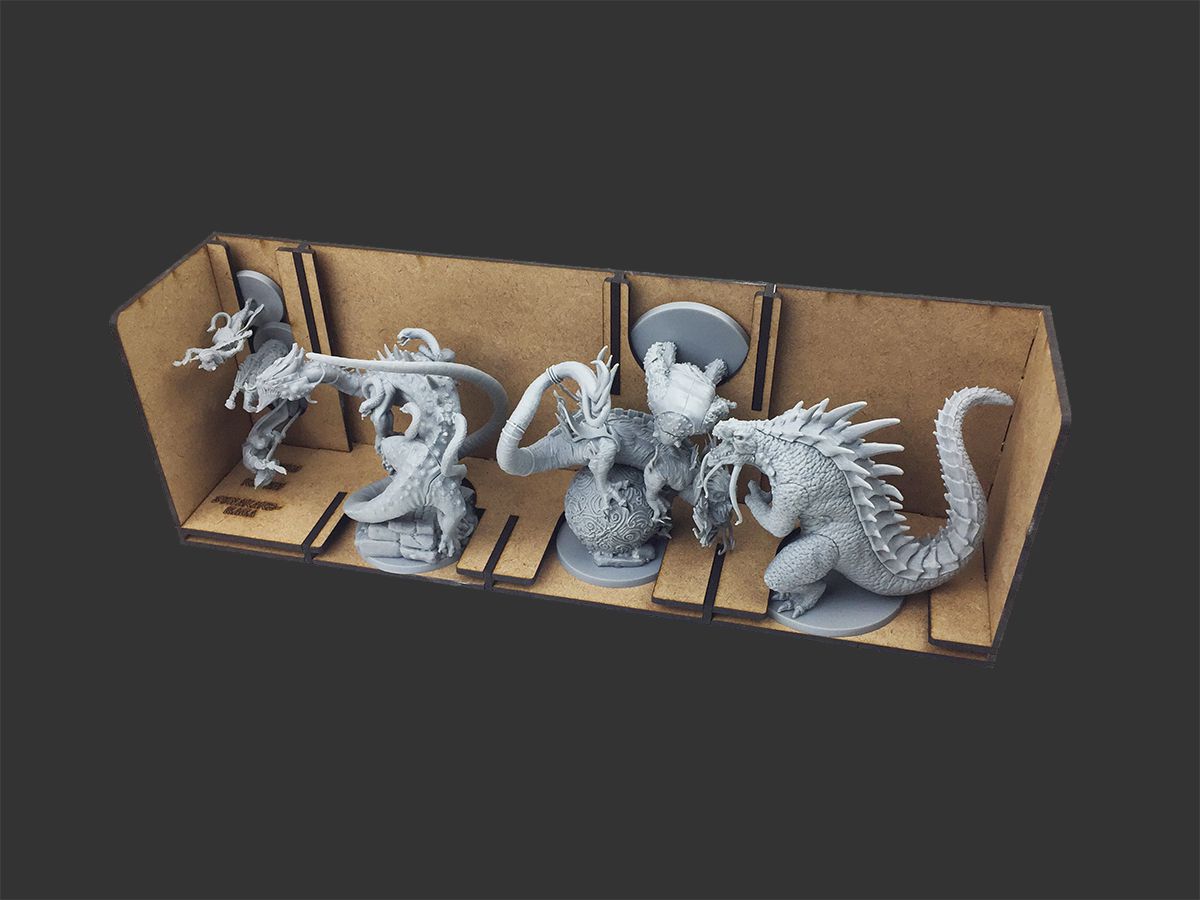 Expansão Daimyo Box do Organizador (INSERT MDF) para Rising Sun