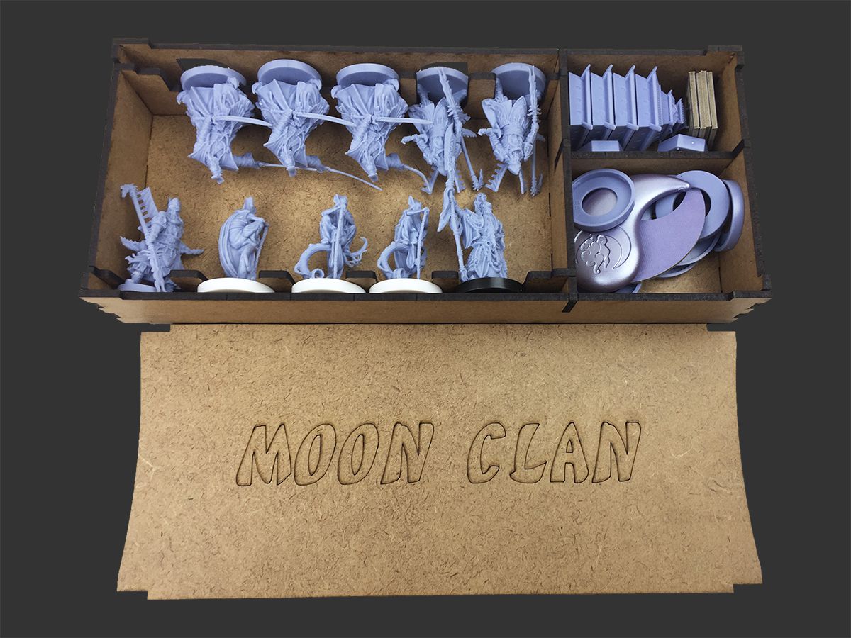 Expansão Daimyo Box do Organizador (INSERT MDF) para Rising Sun
