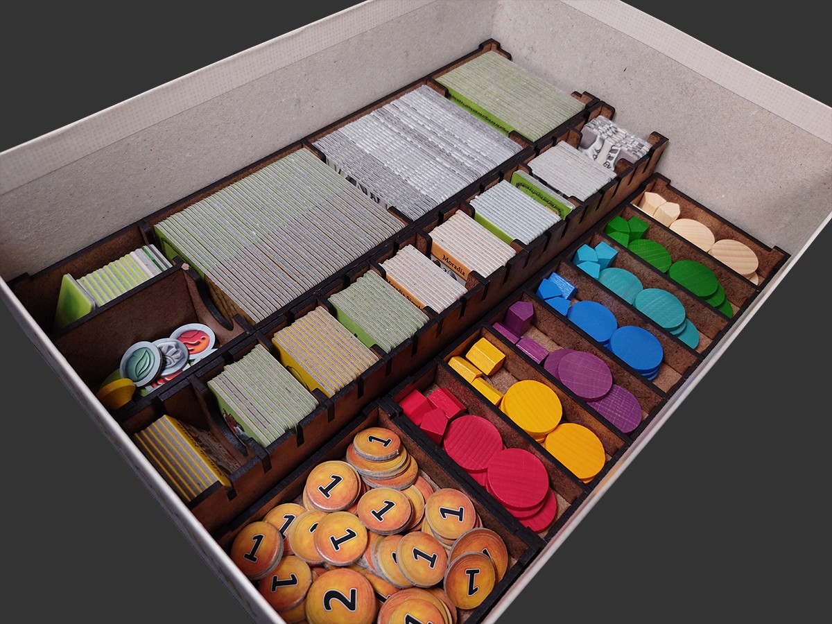 Organizador (INSERT MDF) para Caverna - Modelo 1 - Bucaneiros