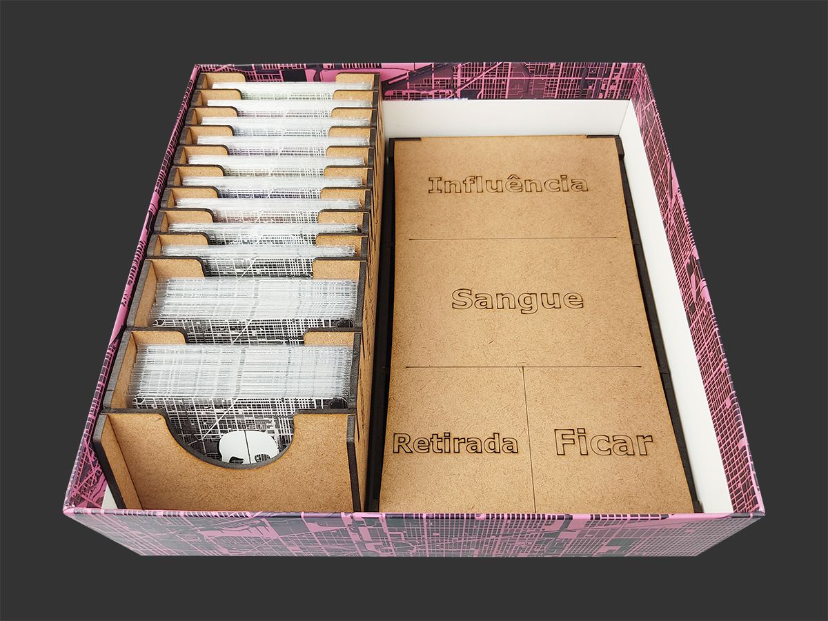 Organizador (INSERT MDF) para Vampiro: A Máscara - Vendetta