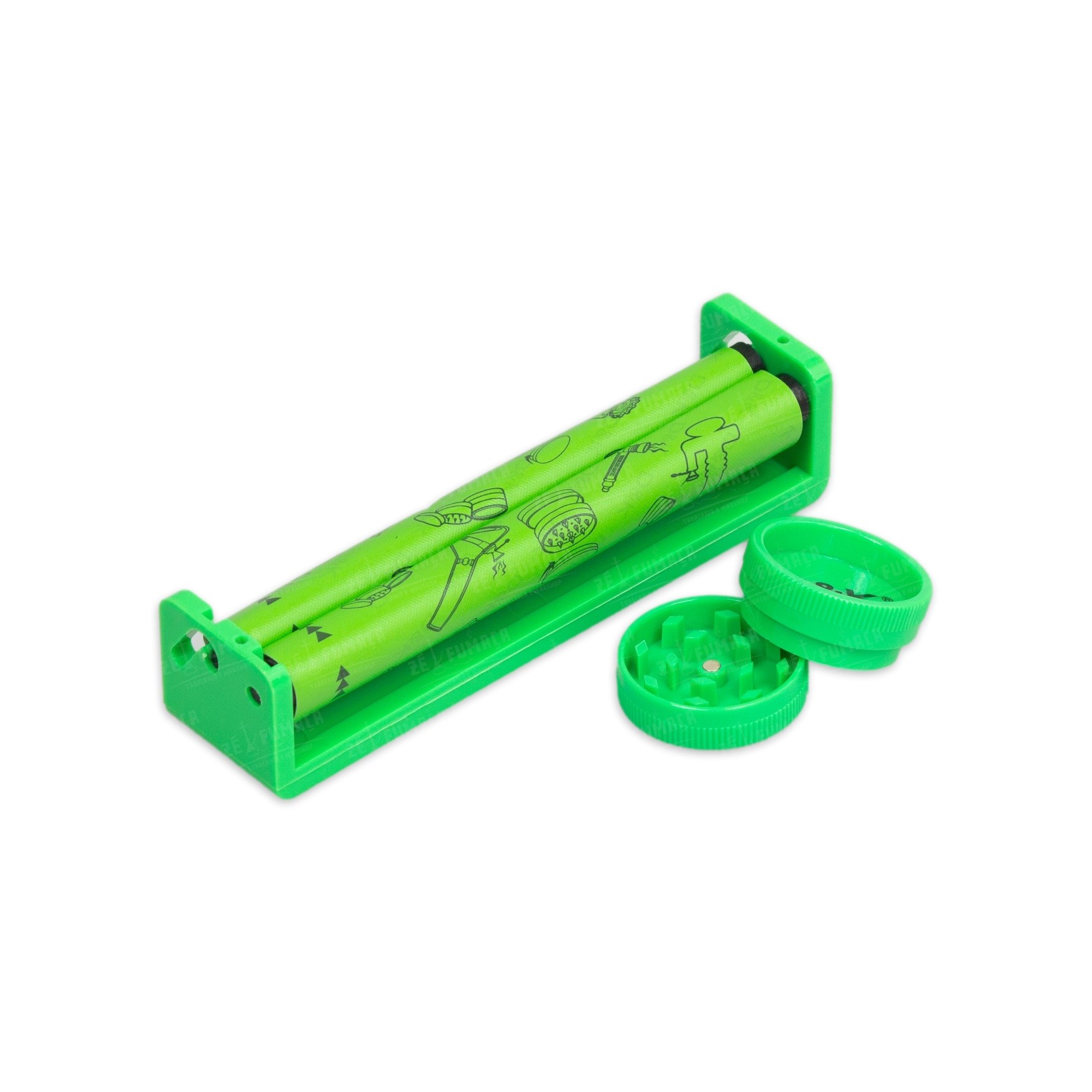Kit Dichavador e Bolador (110mm) D&K - Verde - Zé Fumaça - Tabacaria e ...
