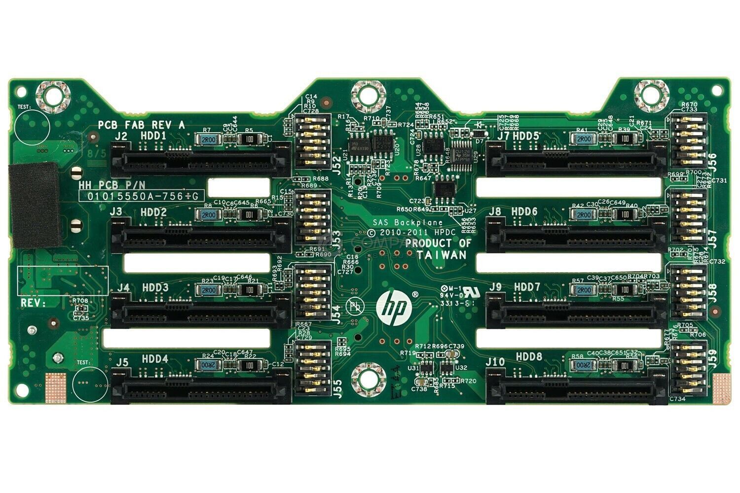 Placa Backplane 8 Baias 2.5 SAS SFF HP DL380p G8 643705-001 - POP SHOP