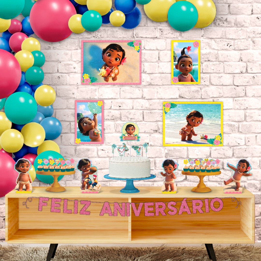 Kit Festa Fácil Decoração Aniversário 39 Pçs - Mundo Bita 