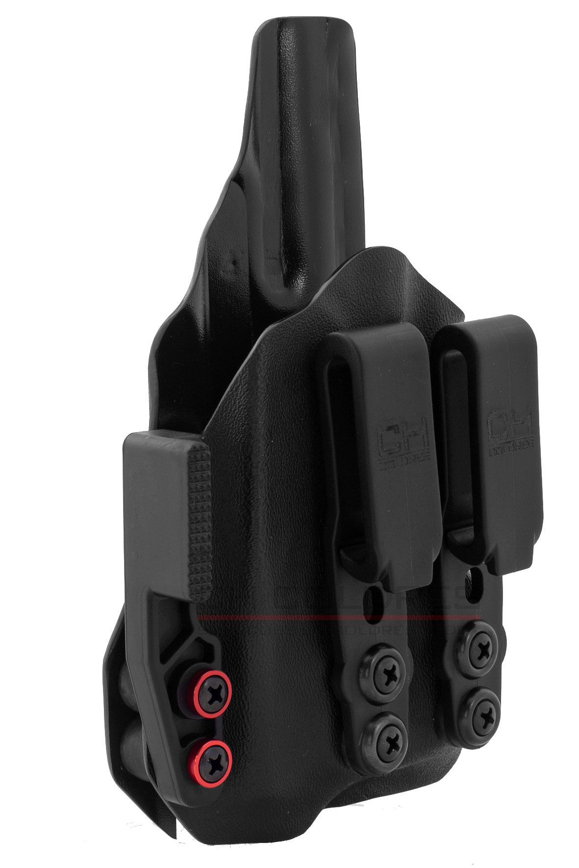 COLDRE KYDEX IWB DOUBLE OVERHOOK - INTERNO - GLOCK G19 G19X G23