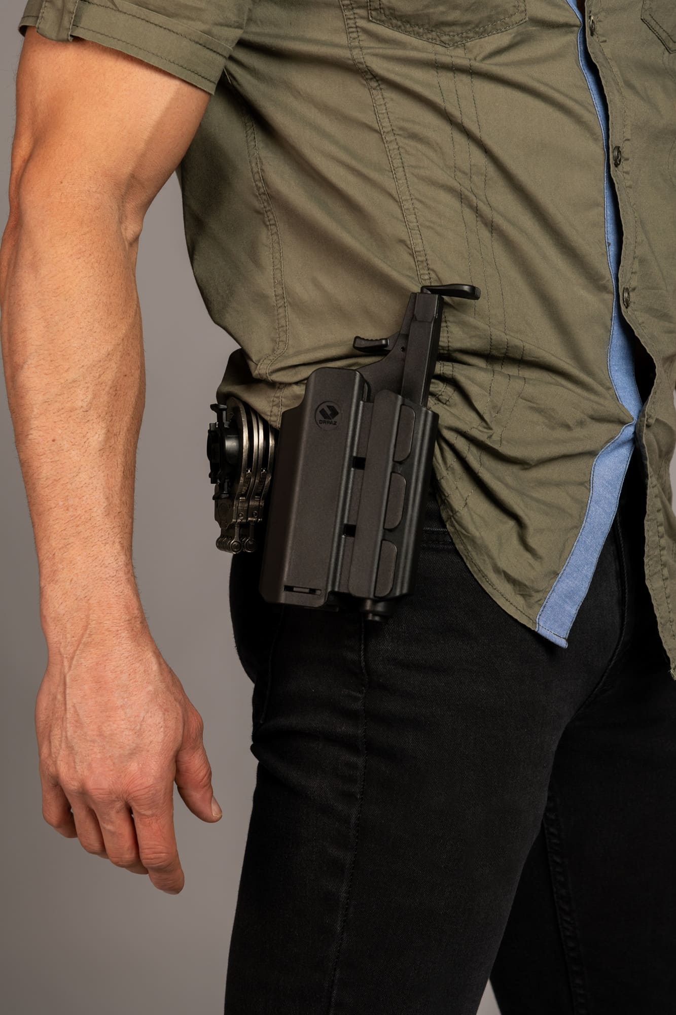COLDRE OWB - ORPAZ T40X - SIG SAUER P320 | LANTERNA ROBUSTA - CH