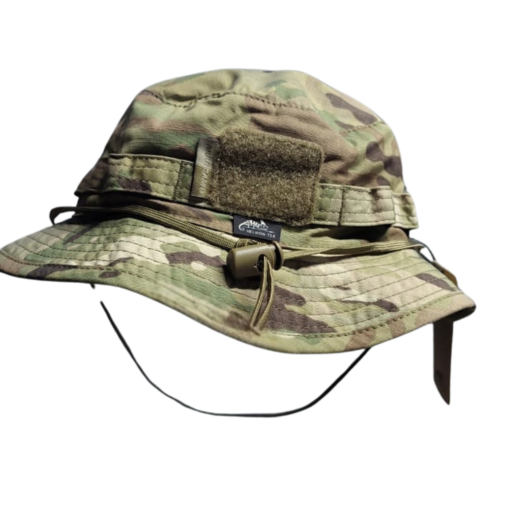 Chapeau Boonie Militaire Helikon-Tex Mk2 - Camouflage, Respirant | Pour Randonnée, Chasse, Outdoor