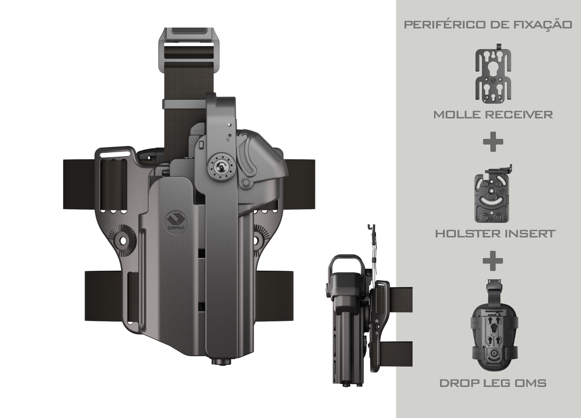 NOVO COLDRE OWB - ORPAZ T40 PRO - WALTER PPQ PPX CREED P99
