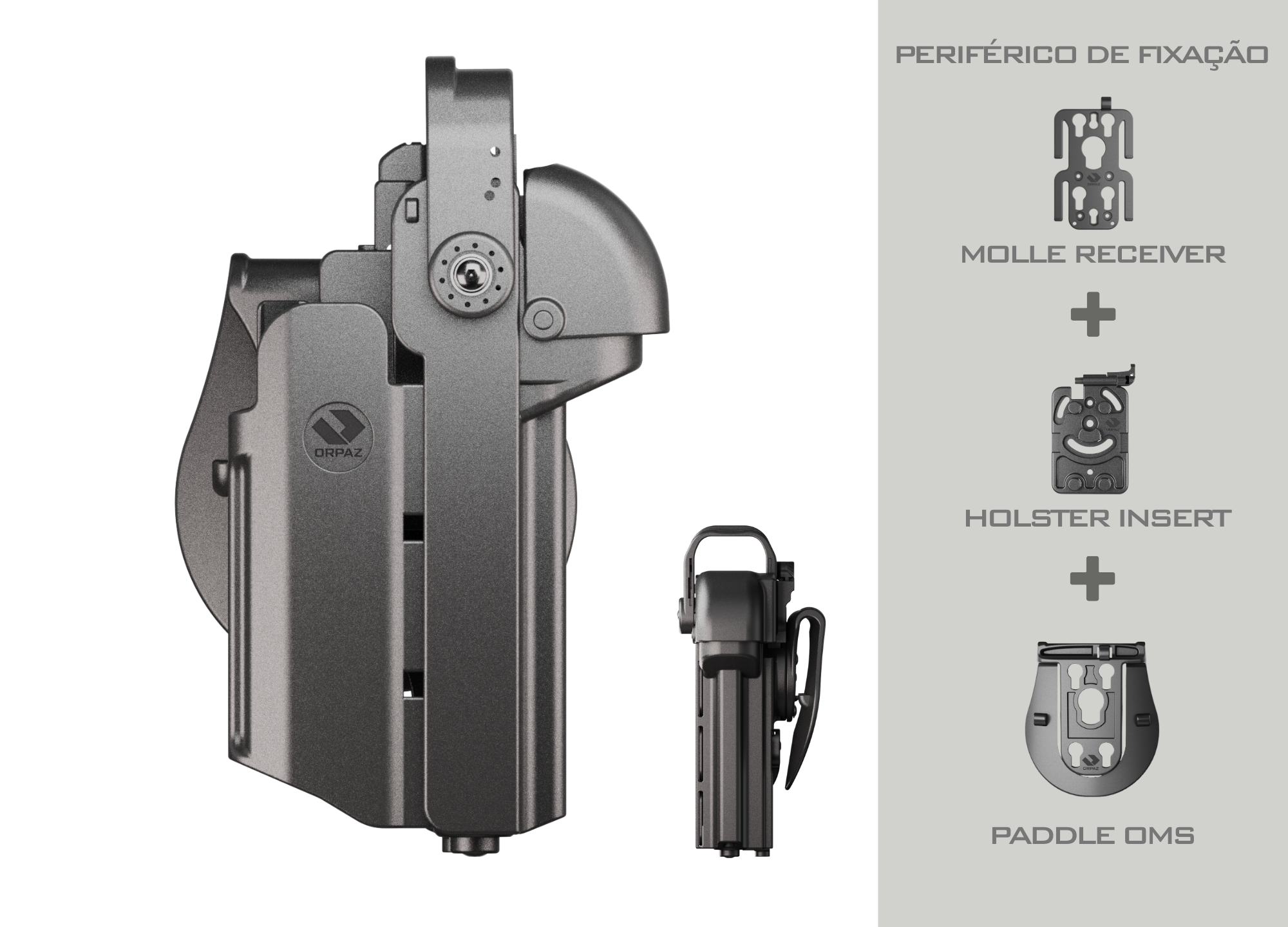 NOVO COLDRE OWB - ORPAZ T40 PRO - WALTER PPQ PPX CREED P99