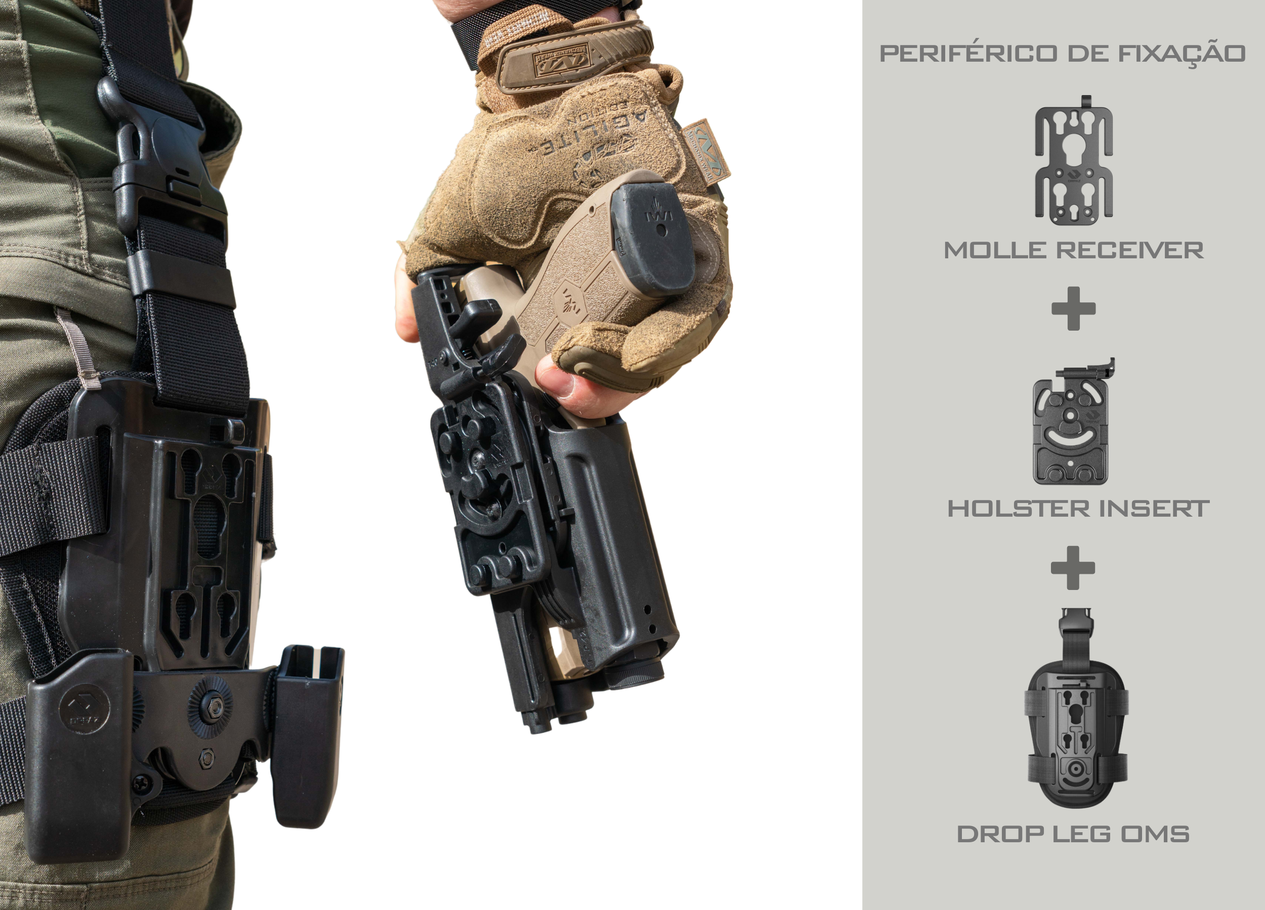COLDRE OWB - ORPAZ T40 - AREX DELTA | LANTERNA COMPACTA - CH COLDRES