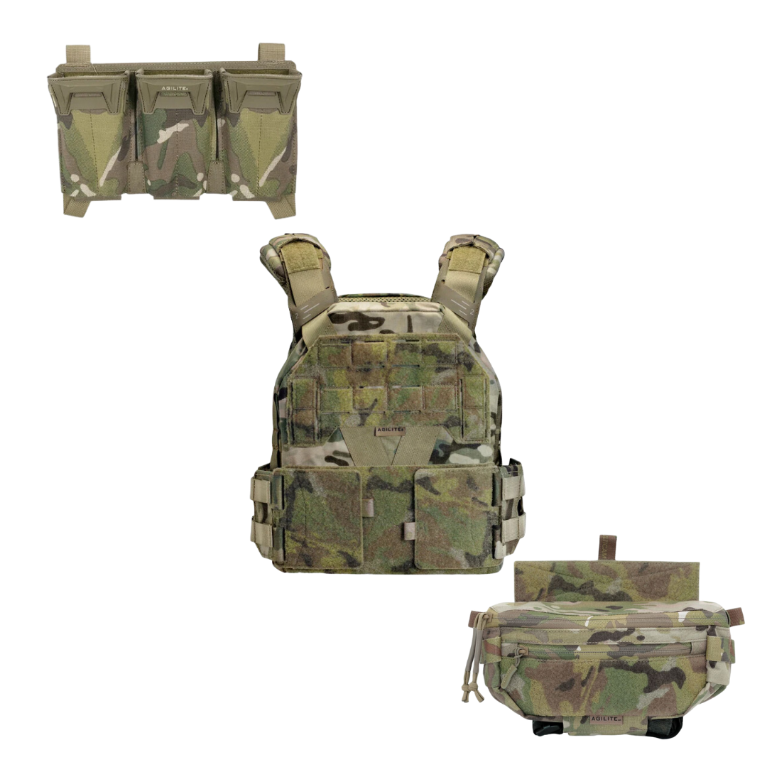 【実物】AGILITE MULTICAM プレートキャリア　K-ZERO COLETE - PLATE CARRIER K-ZERO - MULTICAM ORIGINAL- AGILITE - CH