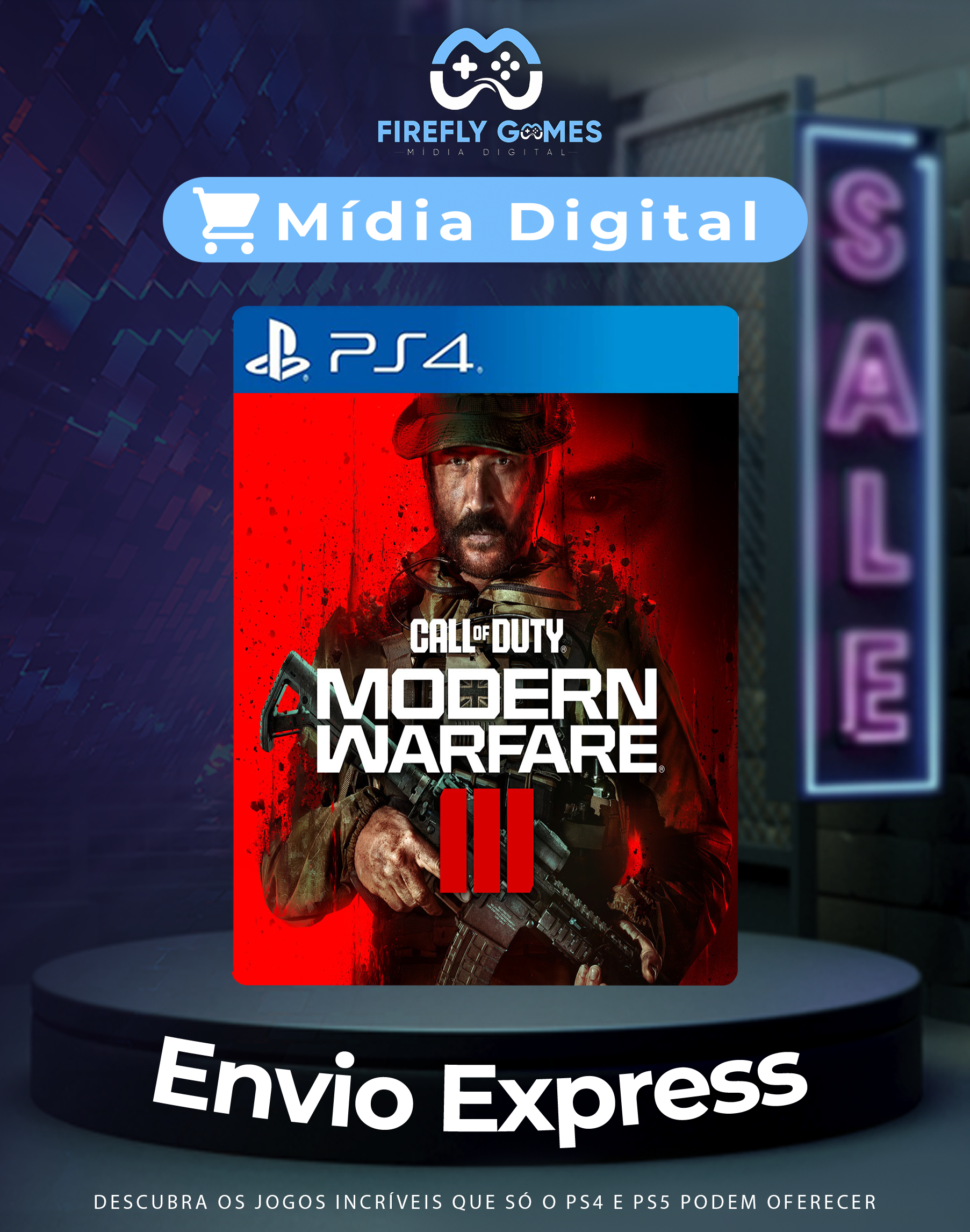 Call of Duty Modern Warfare III - Digital PS4 - Edição Padrão - GameShopp