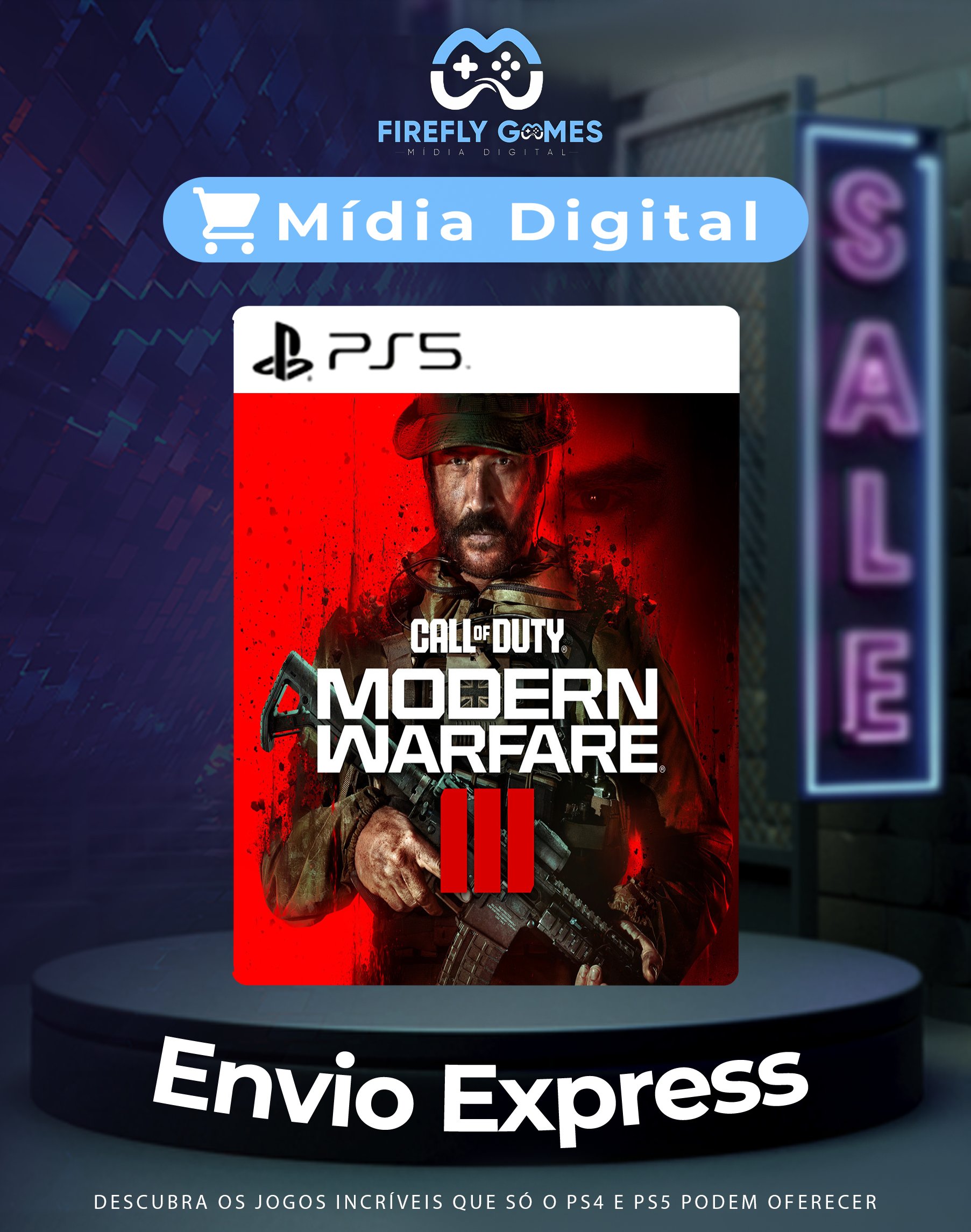 Call Of Duty Modern Warfare 3 - COD III Mídia Digital PS5 - Games