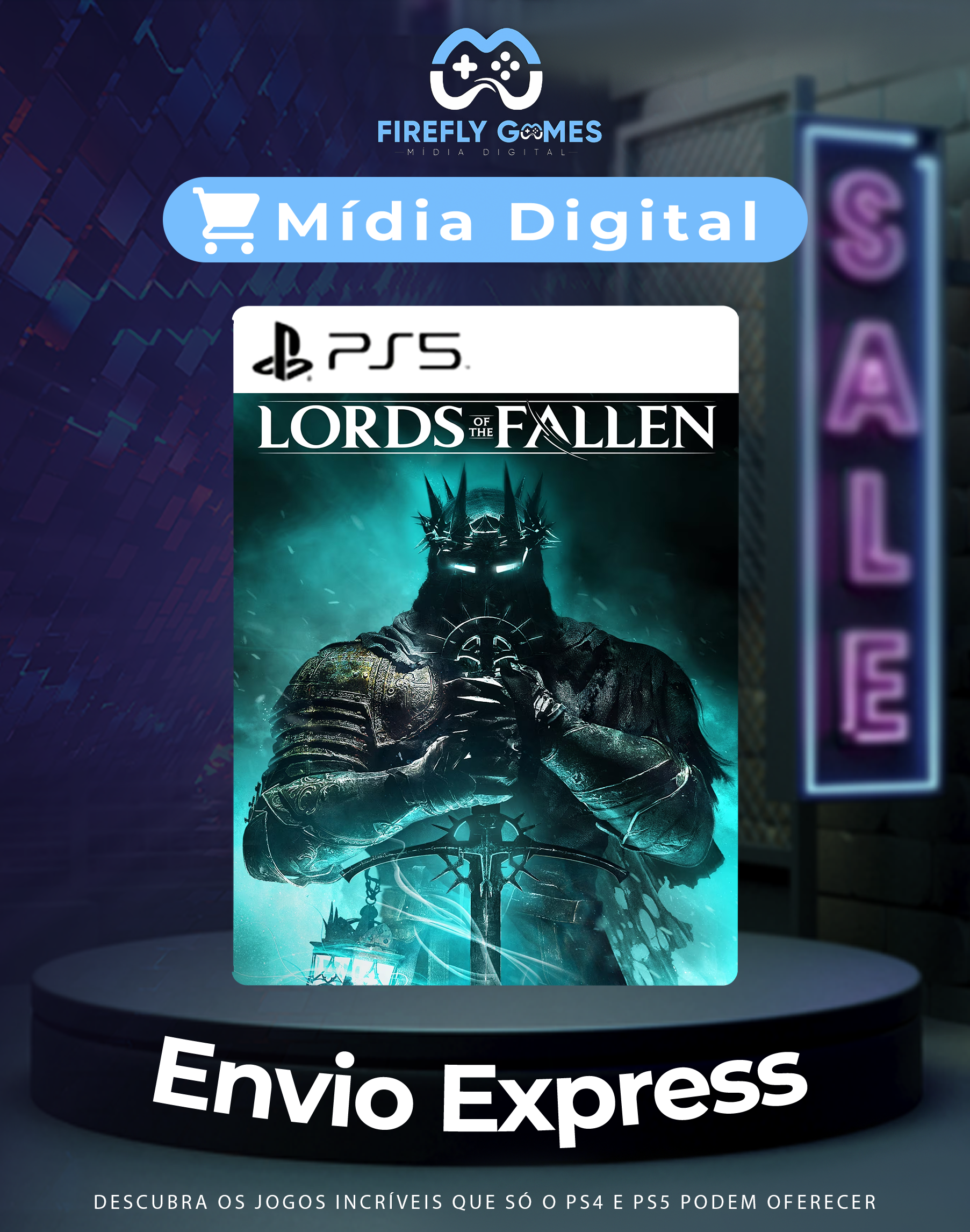 Lords of The Fallen - Unboxing Mídia Física PS5 