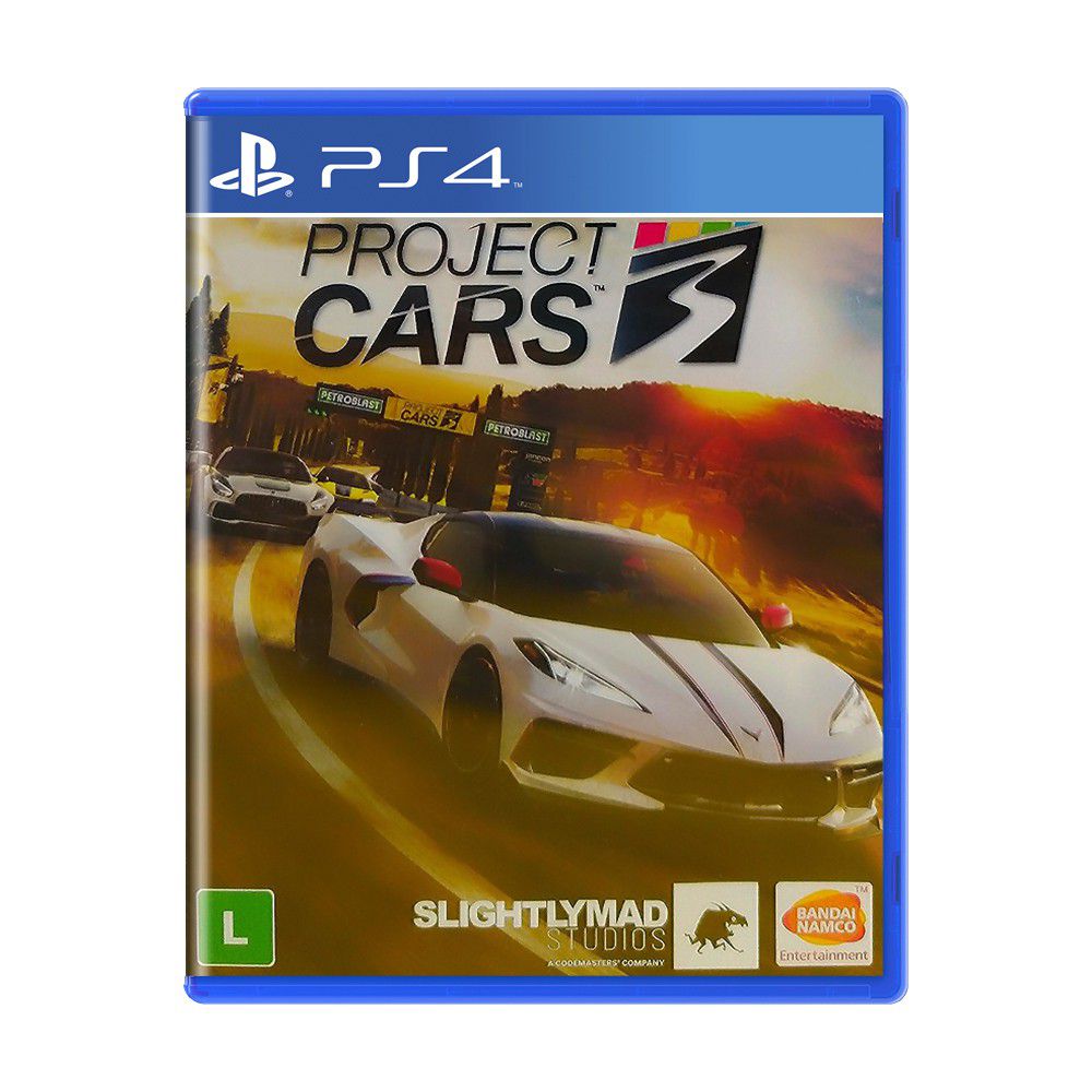 Jogo PS4 Corrida Project Cars 3 Mídia Física Novo Lacrado - BANDAI - Jogos  de Corrida e Voo - Magazine Luiza