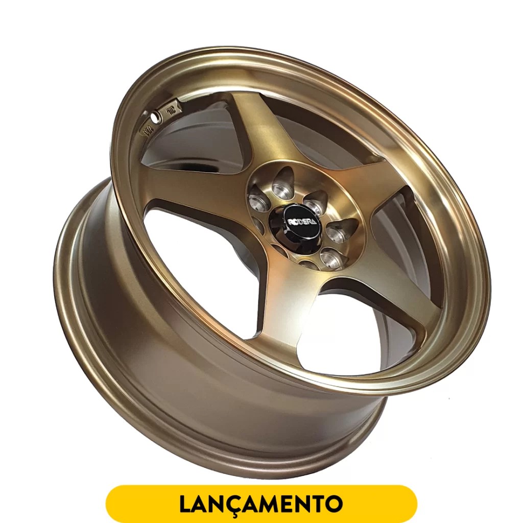 RODA EVO RODERA / ARO 16 x 7″ 4×100/108 / BRONZE - Customize seu carro ...