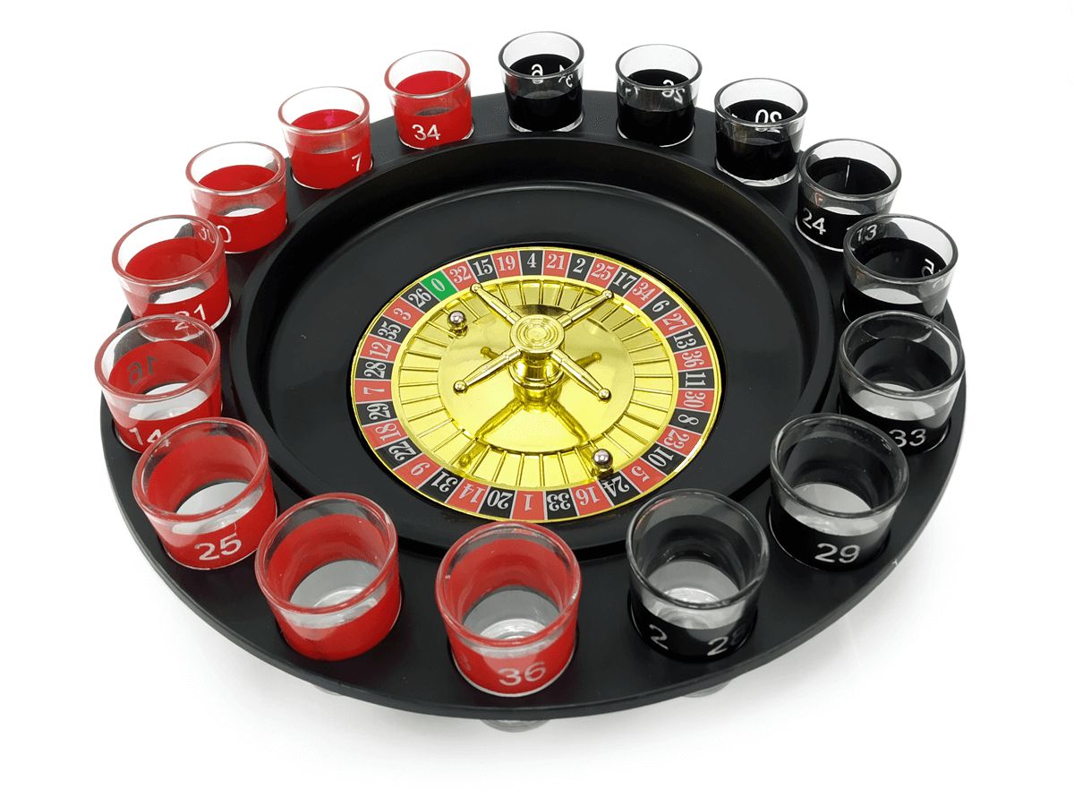 Jogo de roleta de vidro para festa, jogo de beber, jogos de