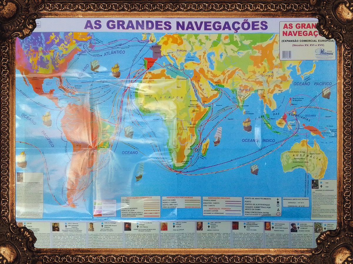 Mapa das Grandes Navegações Na Expansão Comercial Europeia do Século XV a  XVII Material Escolar - Negócio de Gênio - Diferentes produtos com ofertas  incríveis encontradas somente aqui. Escolha os produtos que