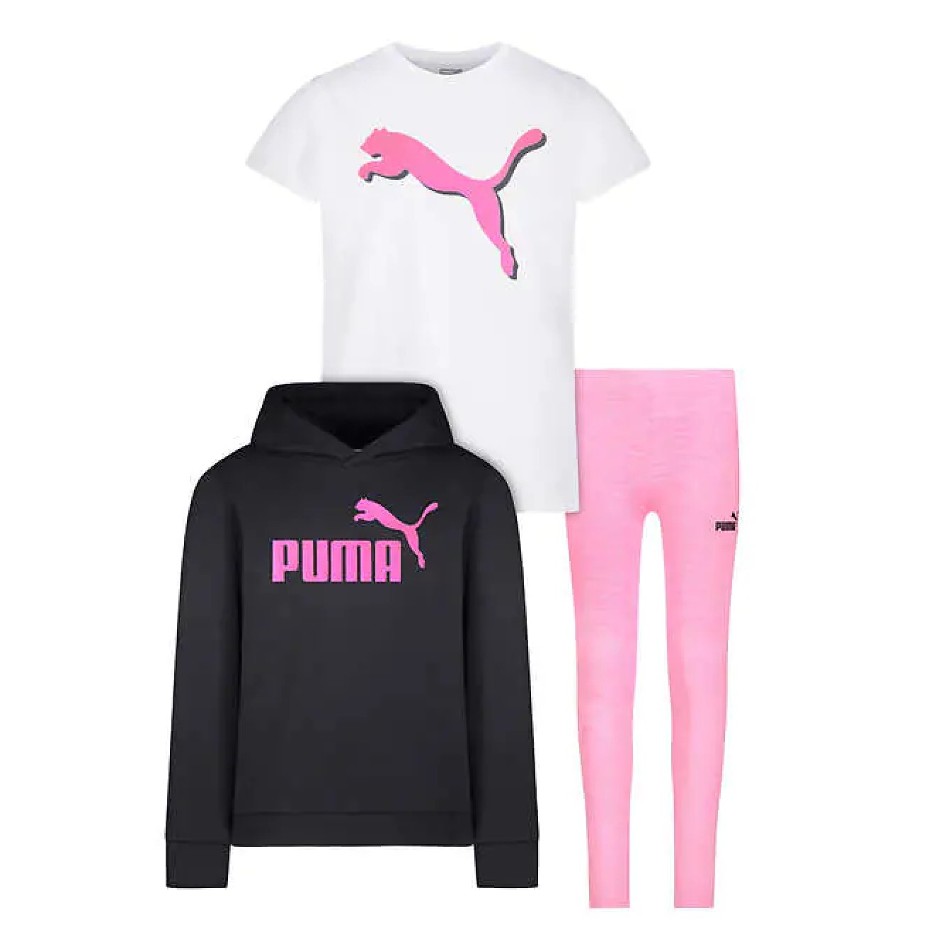 Conjunto Puma moletom calca legging e camiseta. super estiloso Nene Store