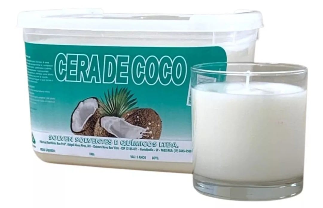 Cera De Coco 100% Natural Para Velas , Cosmética 500 G: 10,9