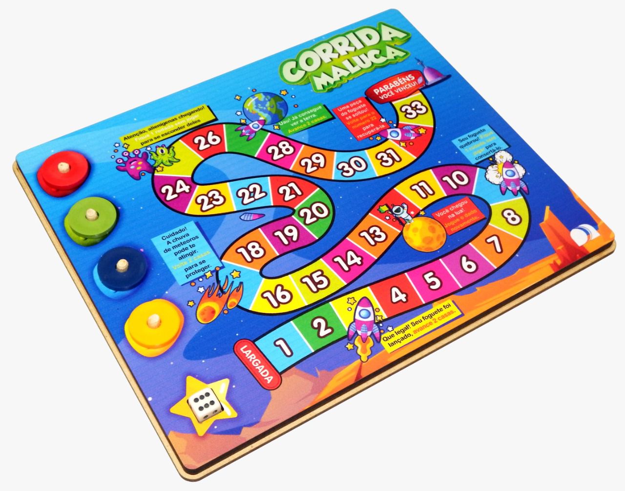 Jogo Corrida das cores - Brinquedos Educativos e Pedagógicos