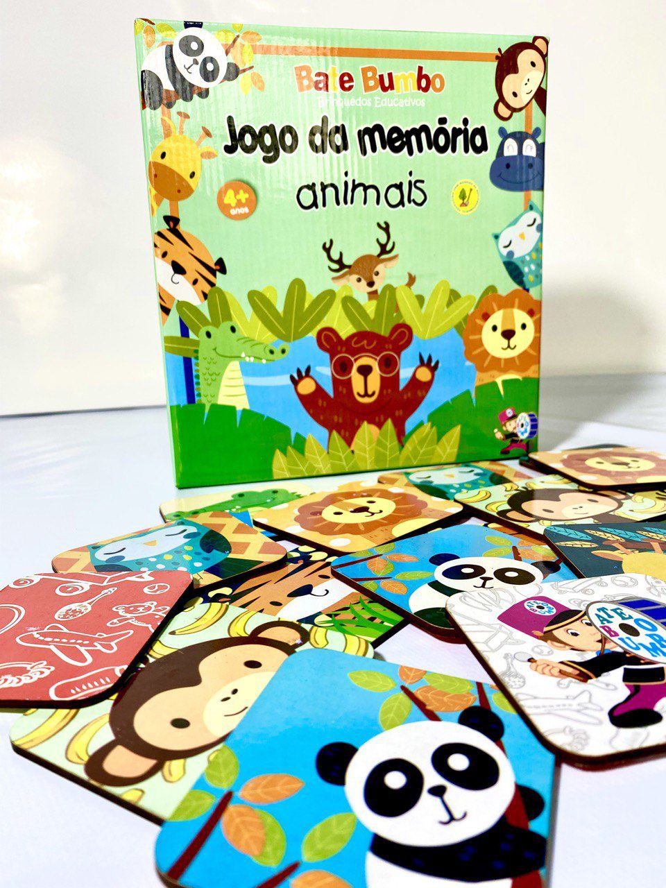 Jogo da Memória Animais - Bate Bumbo - Ludolica