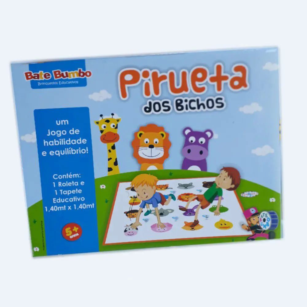 Trilha dos Bichos BateBumbo Jogo Educativo 4anos 5anos