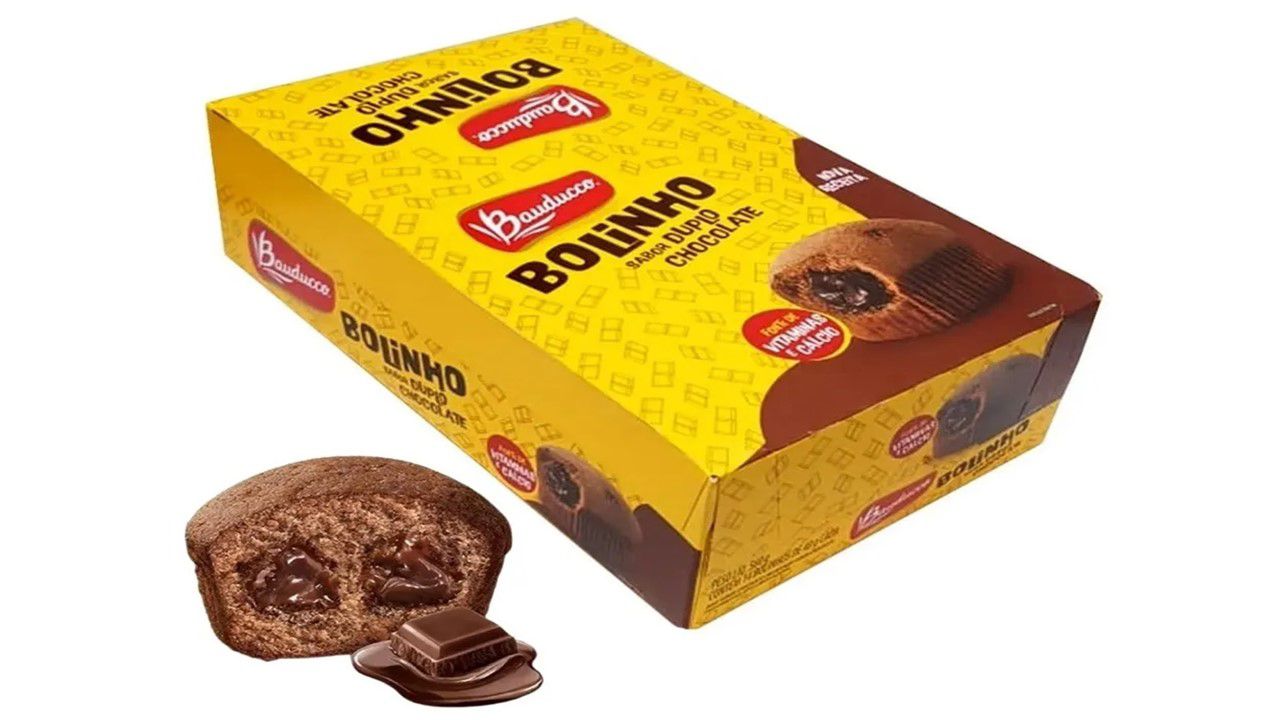 Bolinho Bauducco Baunilha Recheio Chocolate 40g