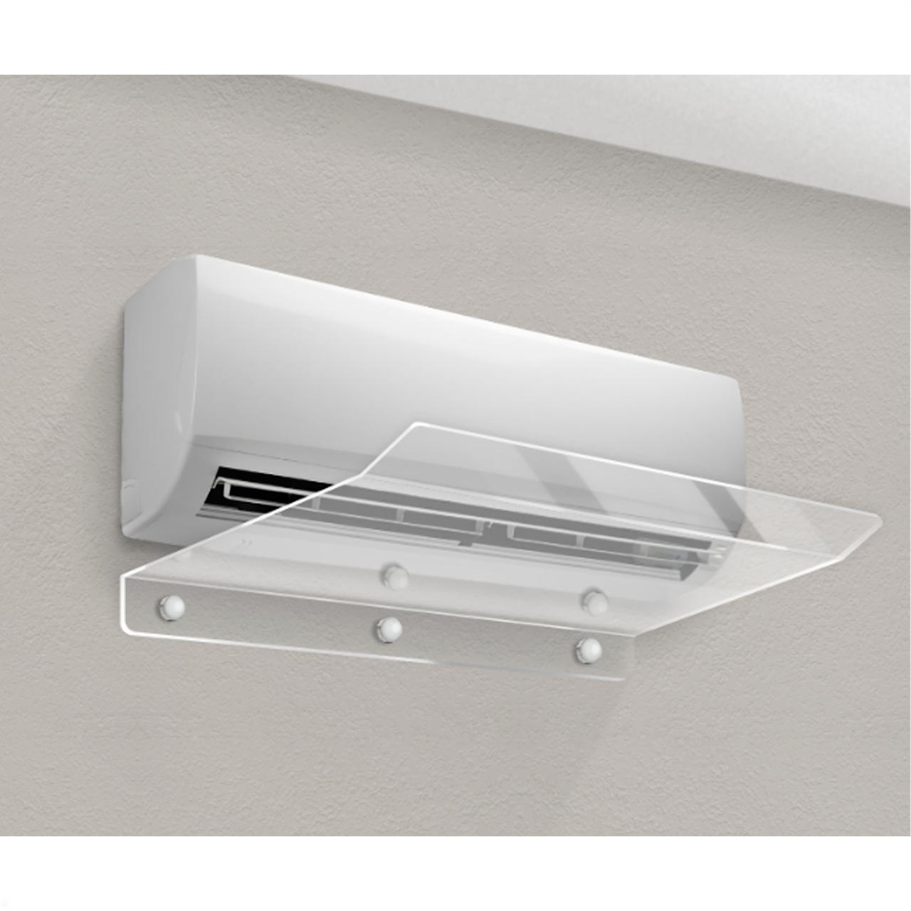 Defletor Aluminio Defletor de Acrílico para Ar 7.000 á 12.000 BTU/h 90cm - Cibrel