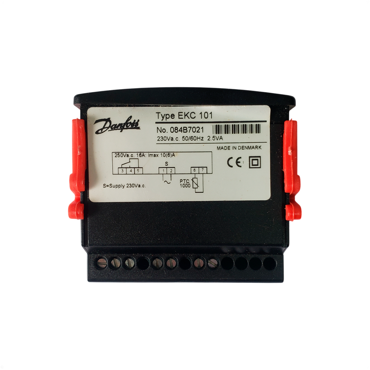 Termostato Danfoss Ekc-101 com Termômetro 084B7021 - Cibrel