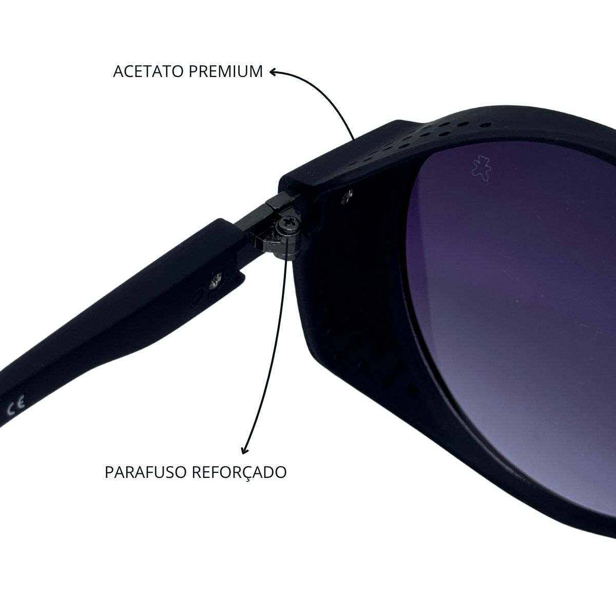 ÓCULOS DE SOL TOKYO - PRETO FOSCO - CALIFA BRAND