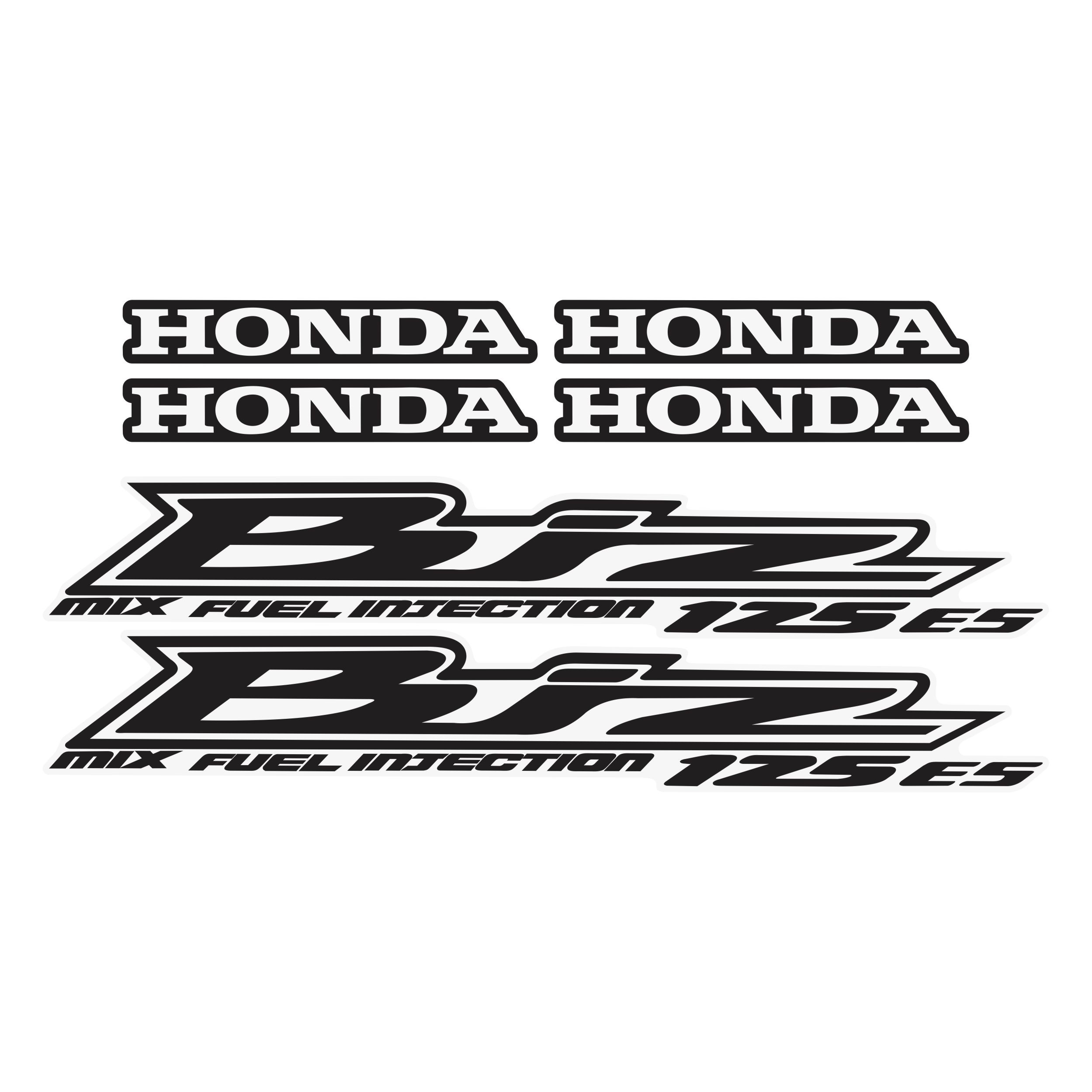 Adesivo Honda Biz 125 ES 2007 Lateral - Cromo Decor - Pastilhas Adesivas  Resinadas