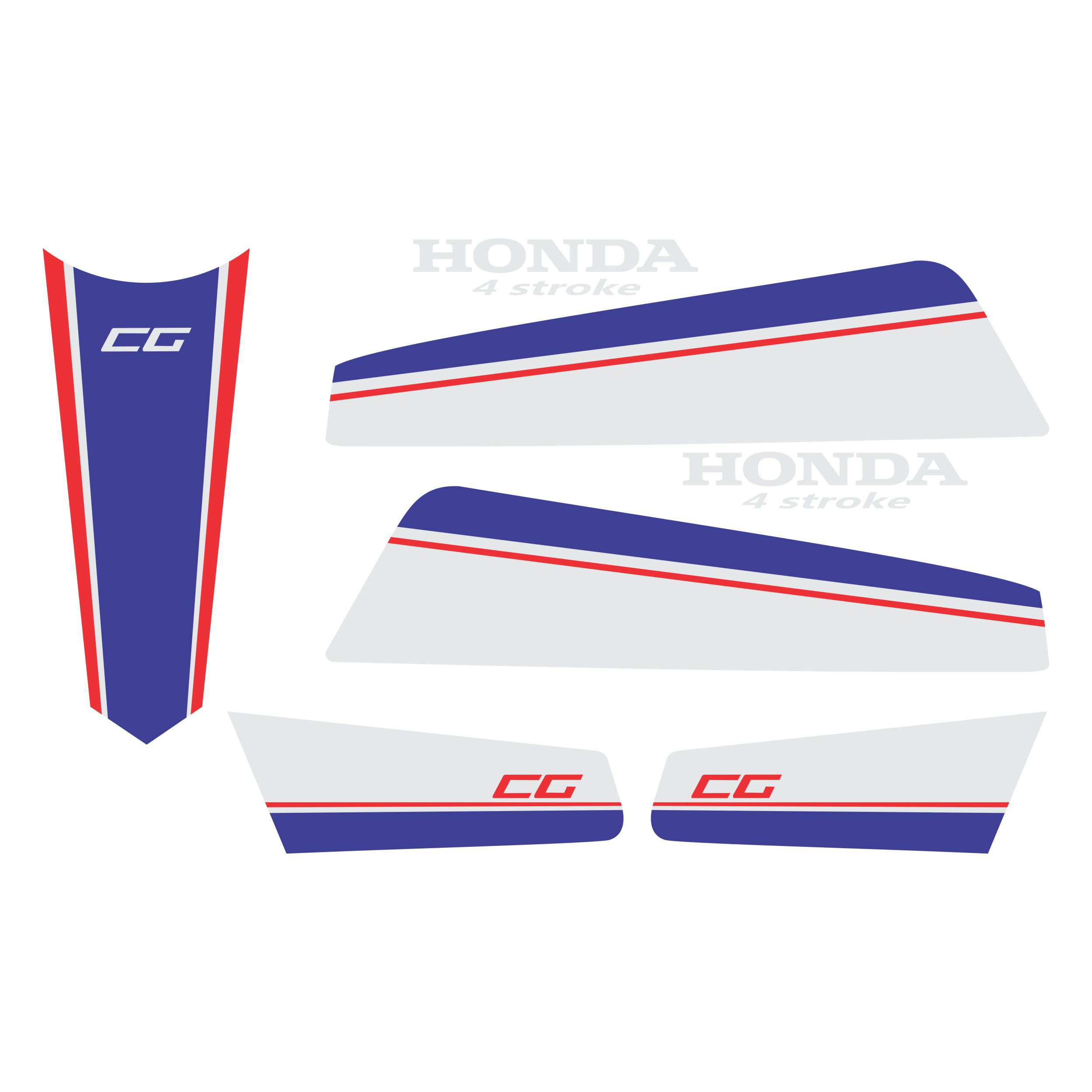 Adesivo Honda Biz 125 - Cromo Decor - Pastilhas Adesivas Resinadas